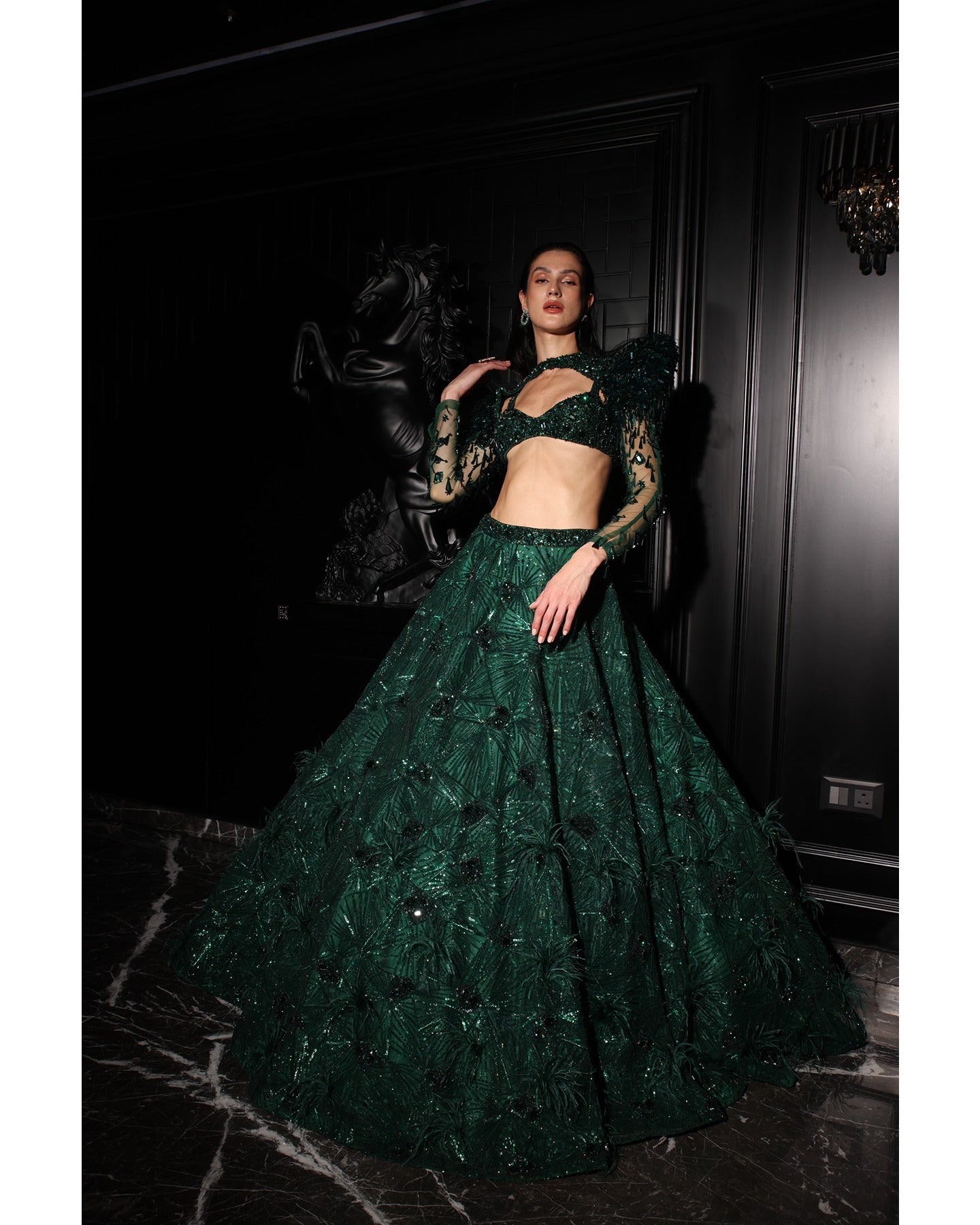 Ethereal Elegance: Bora Honey's Signature Indian Bridal Lehenga Designs for Timeless Weddings