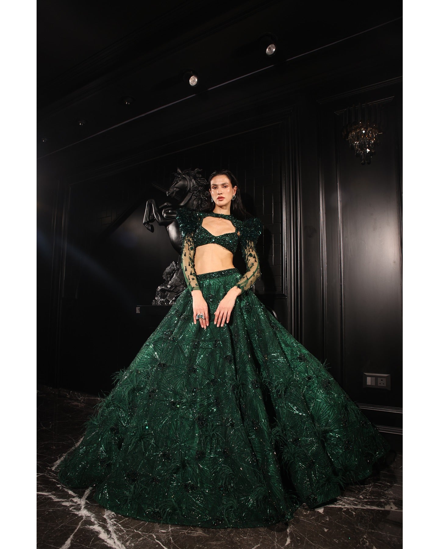 Ethereal Elegance: Bora Honey's Signature Indian Bridal Lehenga Designs for Timeless Weddings
