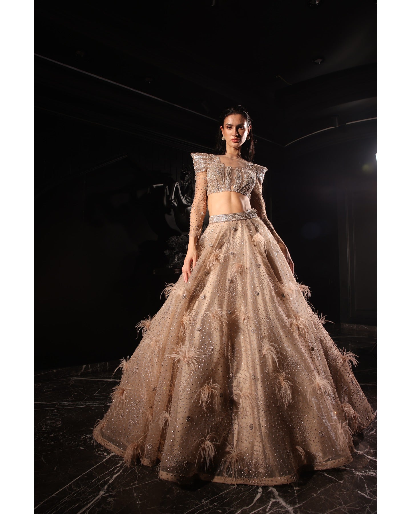 Ethereal Elegance: Bora Honey's Signature Indian Bridal Lehenga Designs for Timeless Weddings