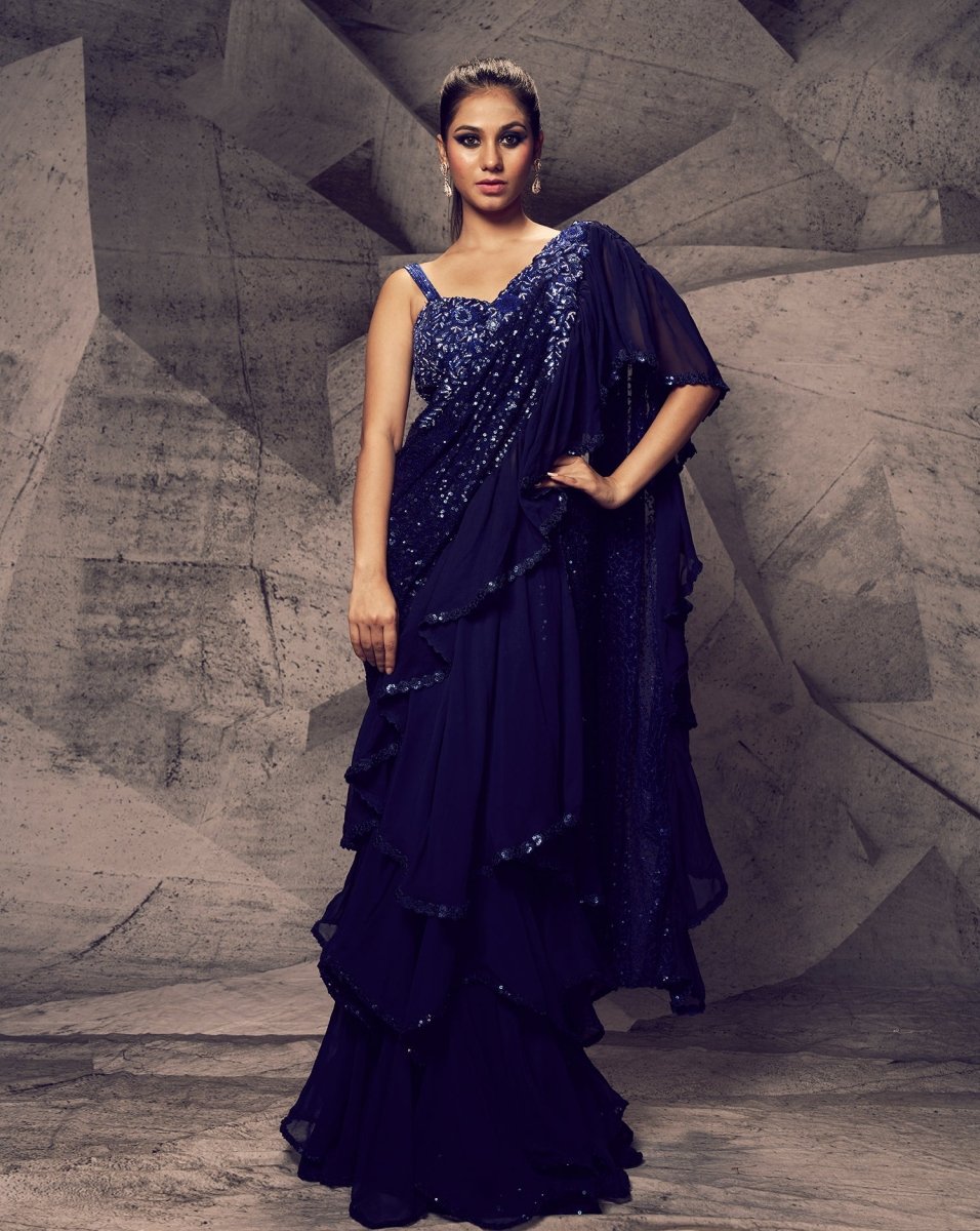 Sari Shell Vest, Blue