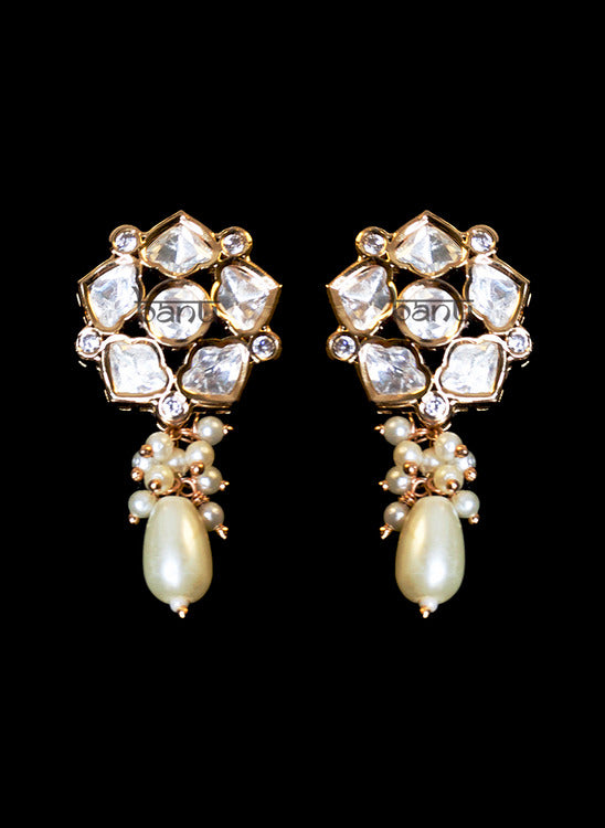 Sacred Saffron White Jewelry Set B Anu Designs