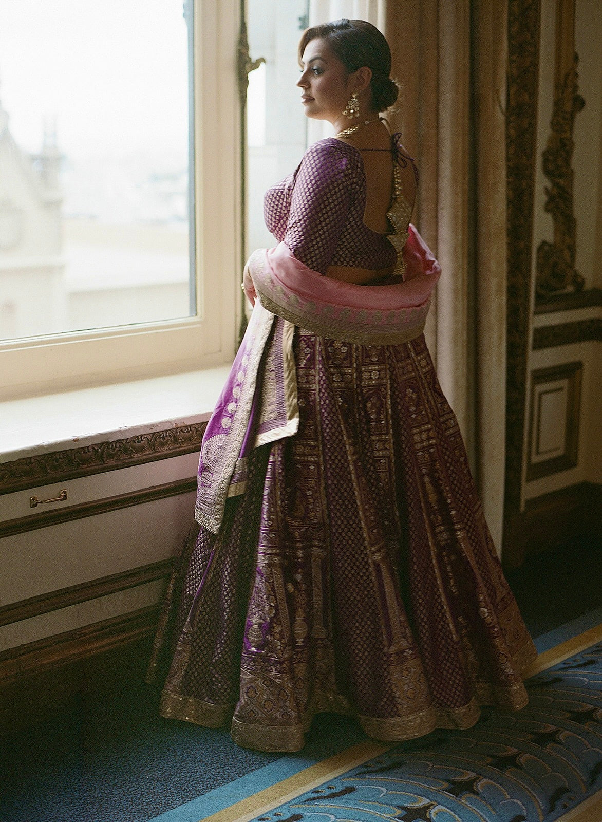 Mauve Lehenga