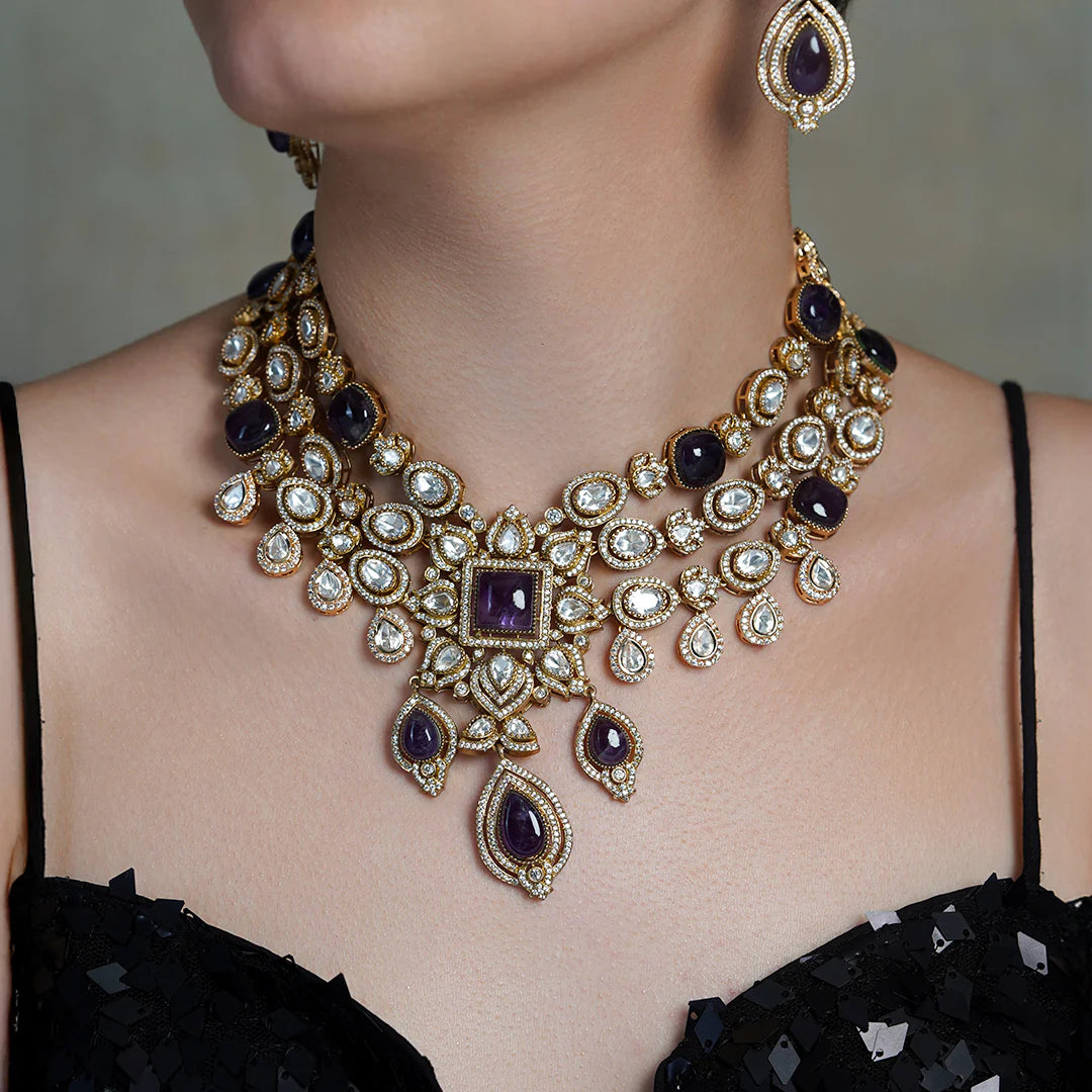 Royal Amra Sparkle Necklace Set