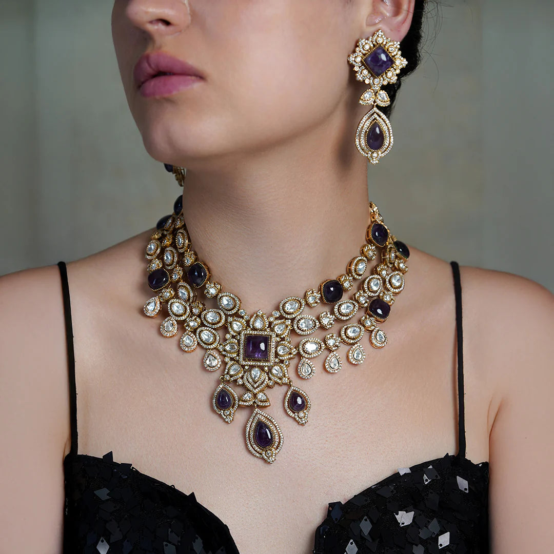 Royal Amra Sparkle Necklace Set