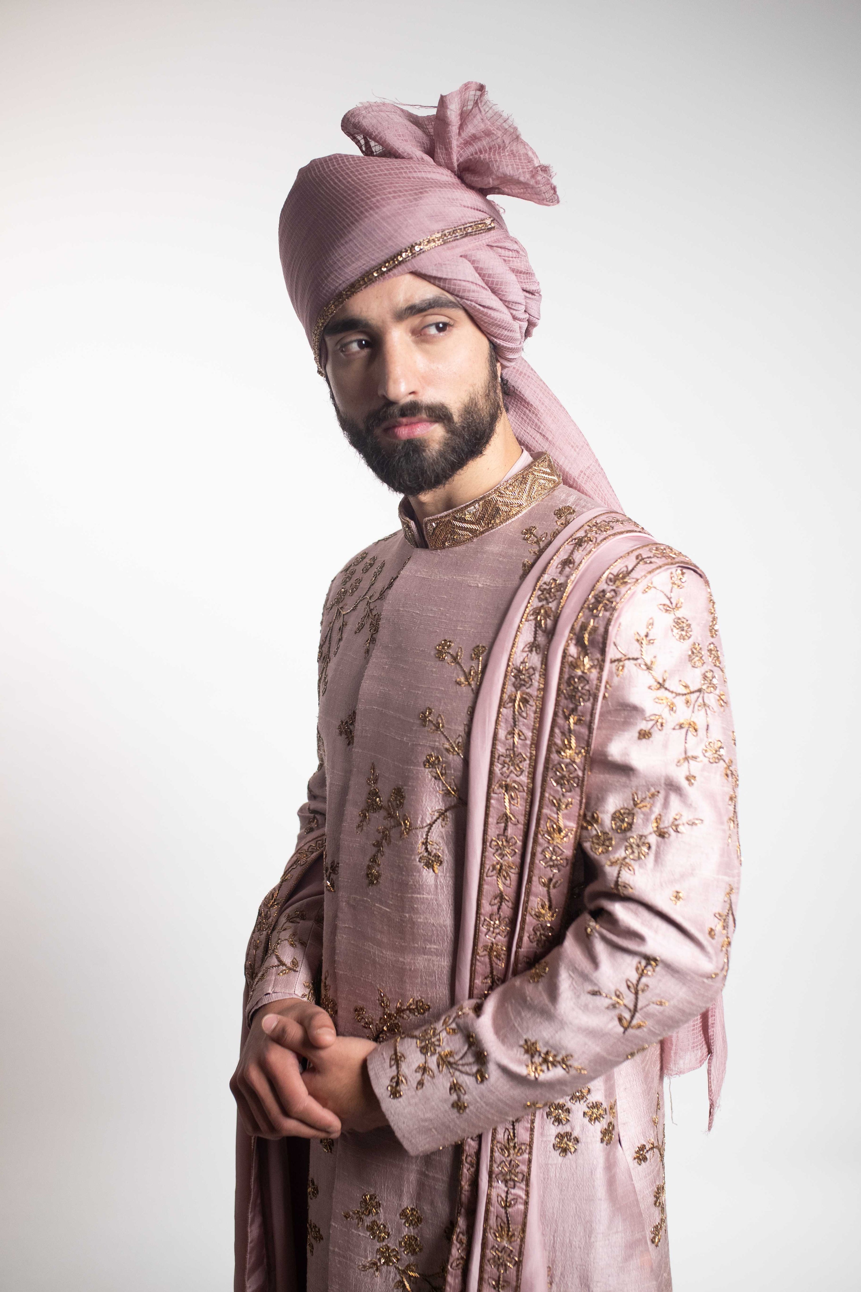 Deep Mirage Sherwani Set