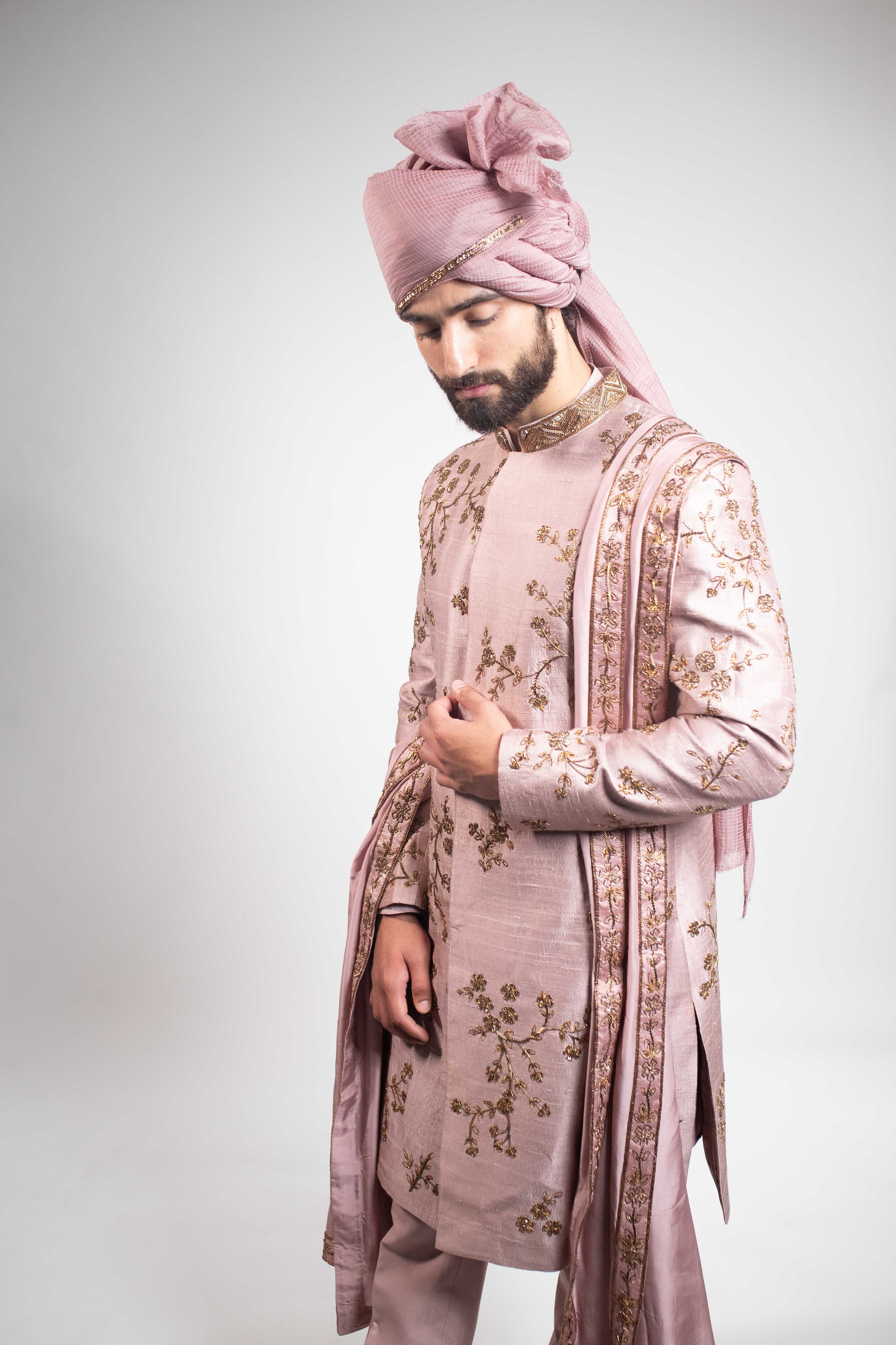 Deep Mirage Sherwani Set