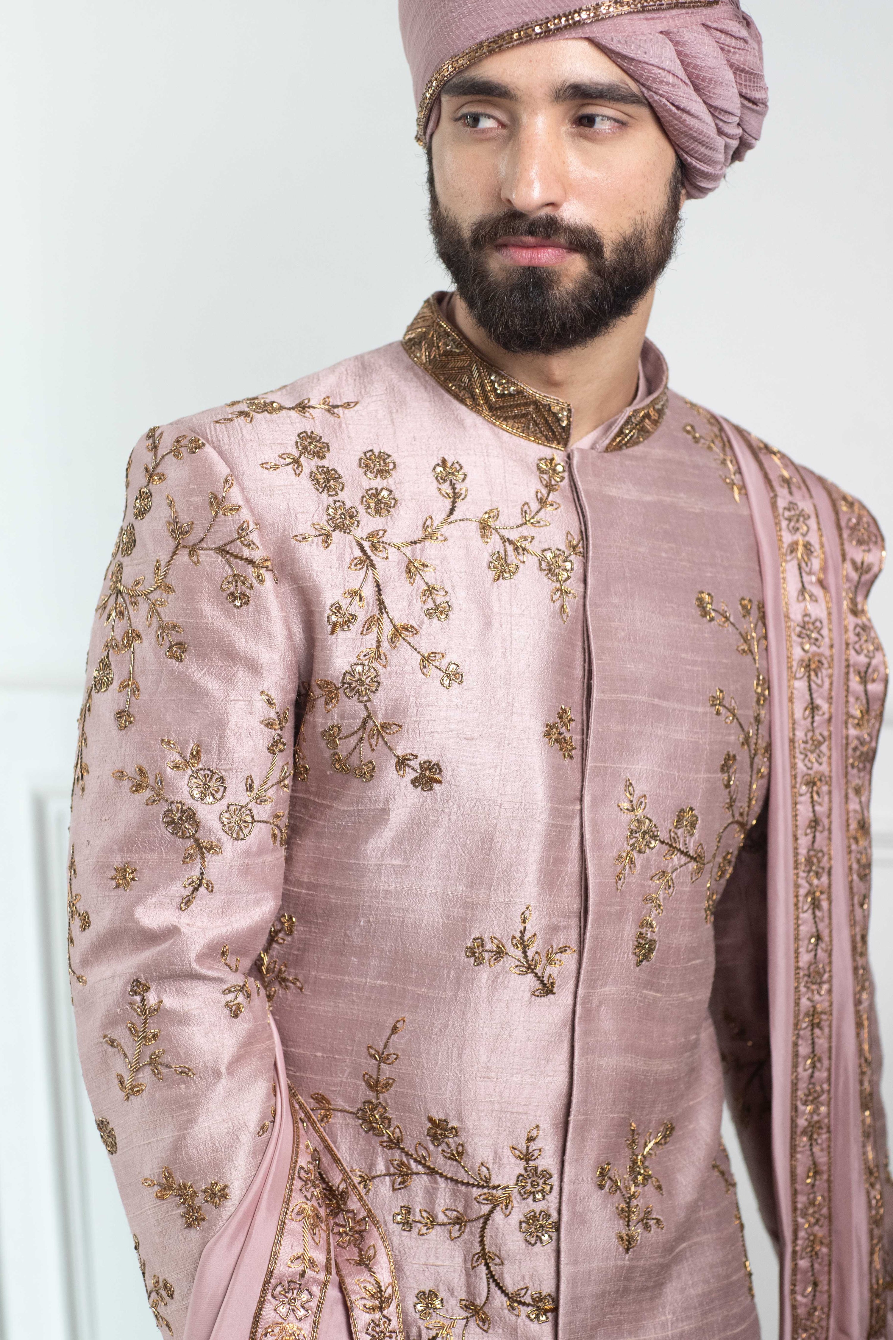 Deep Mirage Sherwani Set