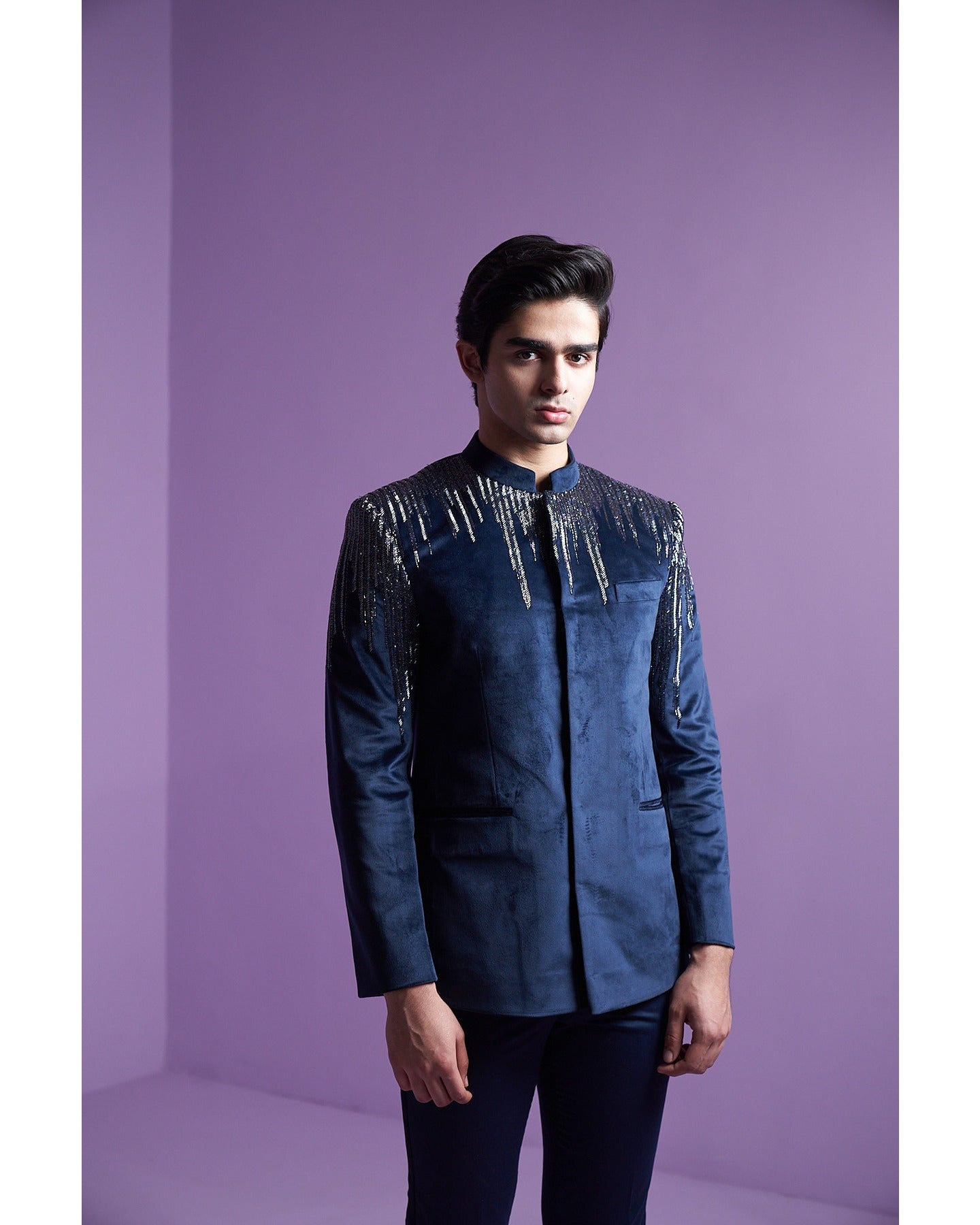 Astral Prism Bandhgala Set