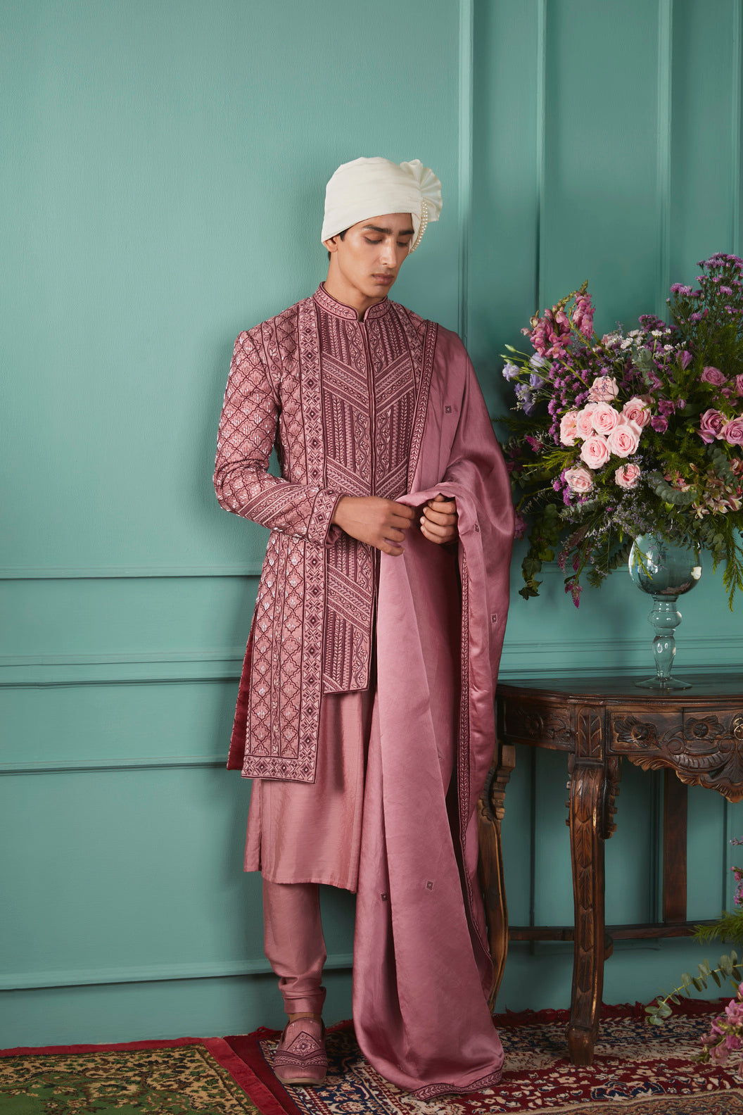 silk sherwani