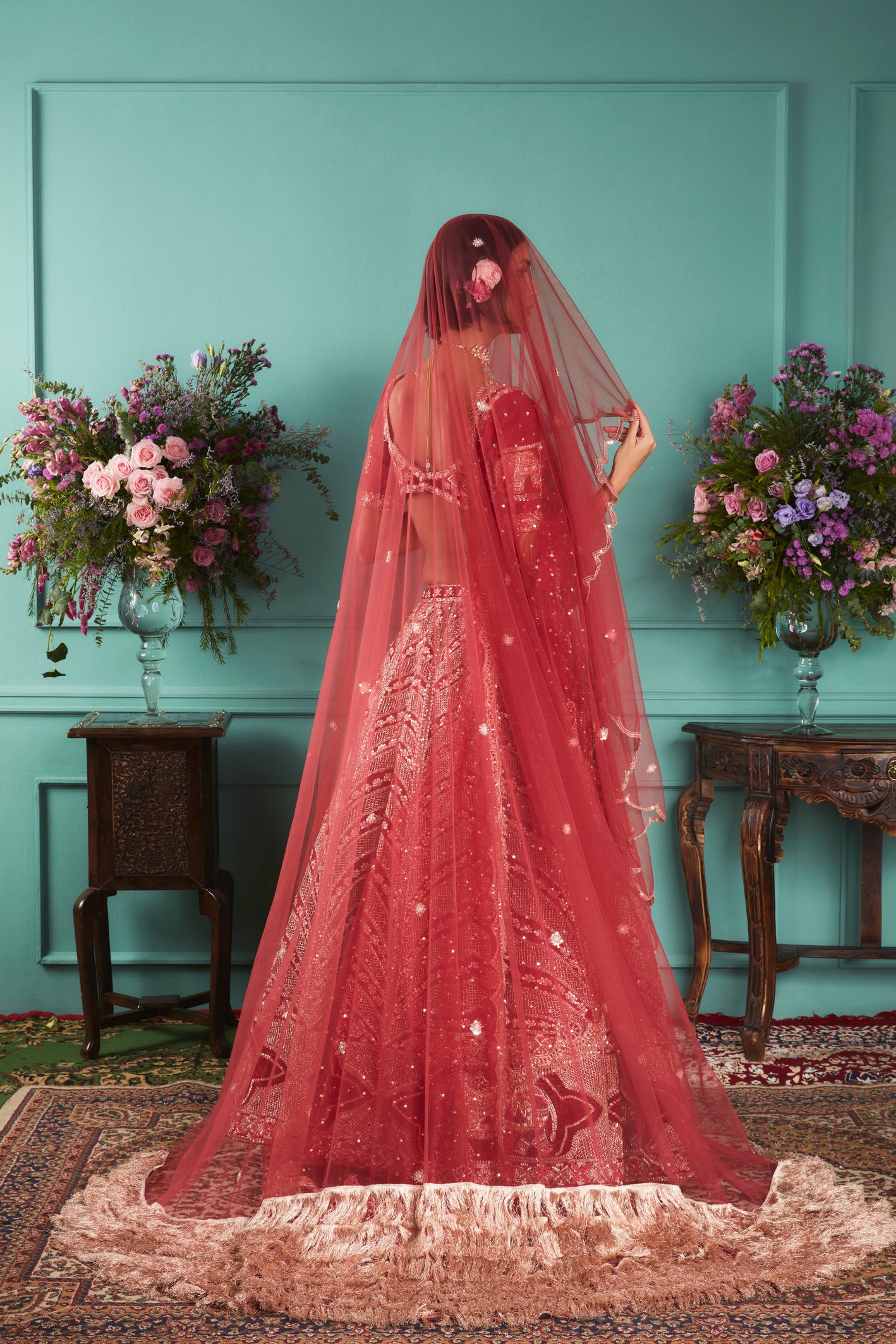 Red Lehenga
