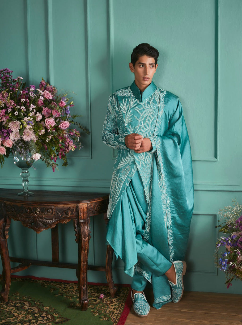 Blue Sherwani