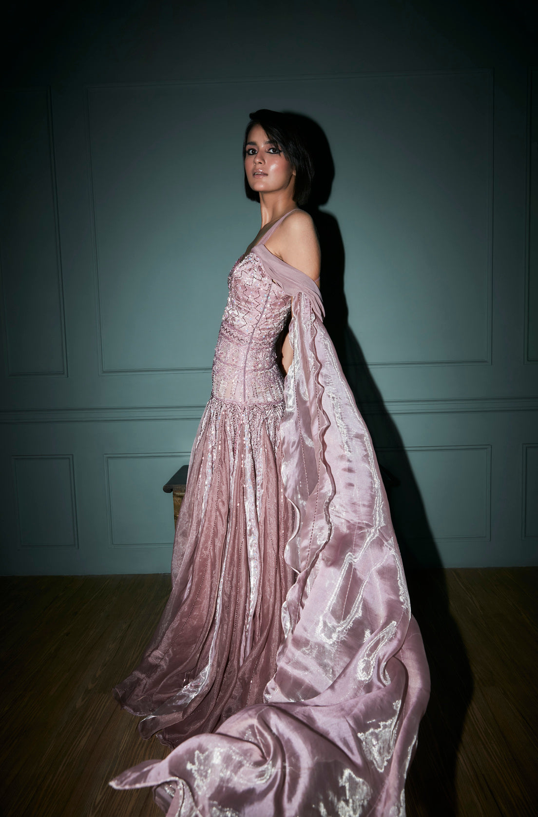 Lilac gown