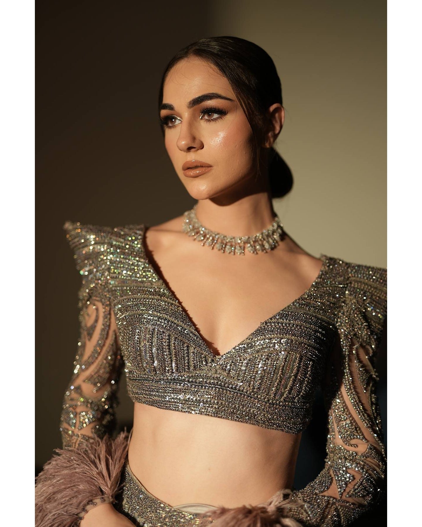 Draped in the ethereal beauty of lavender, this lehenga is a captivating blend of grace and glamour.