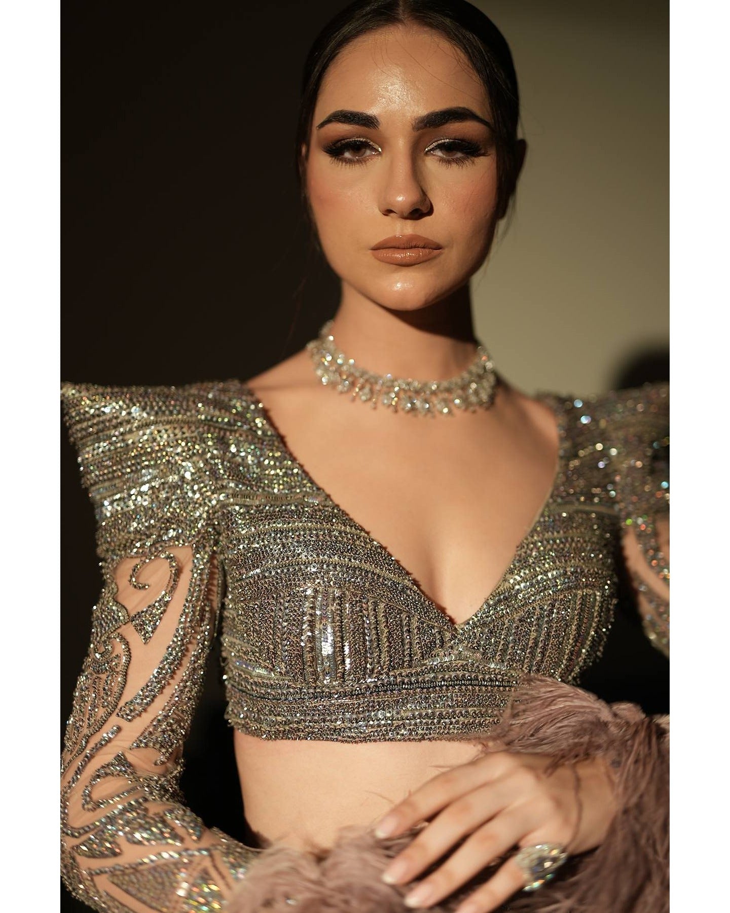 Draped in the ethereal beauty of lavender, this lehenga is a captivating blend of grace and glamour.