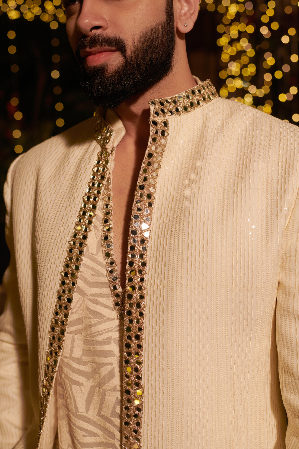 Ivory Jacket Set