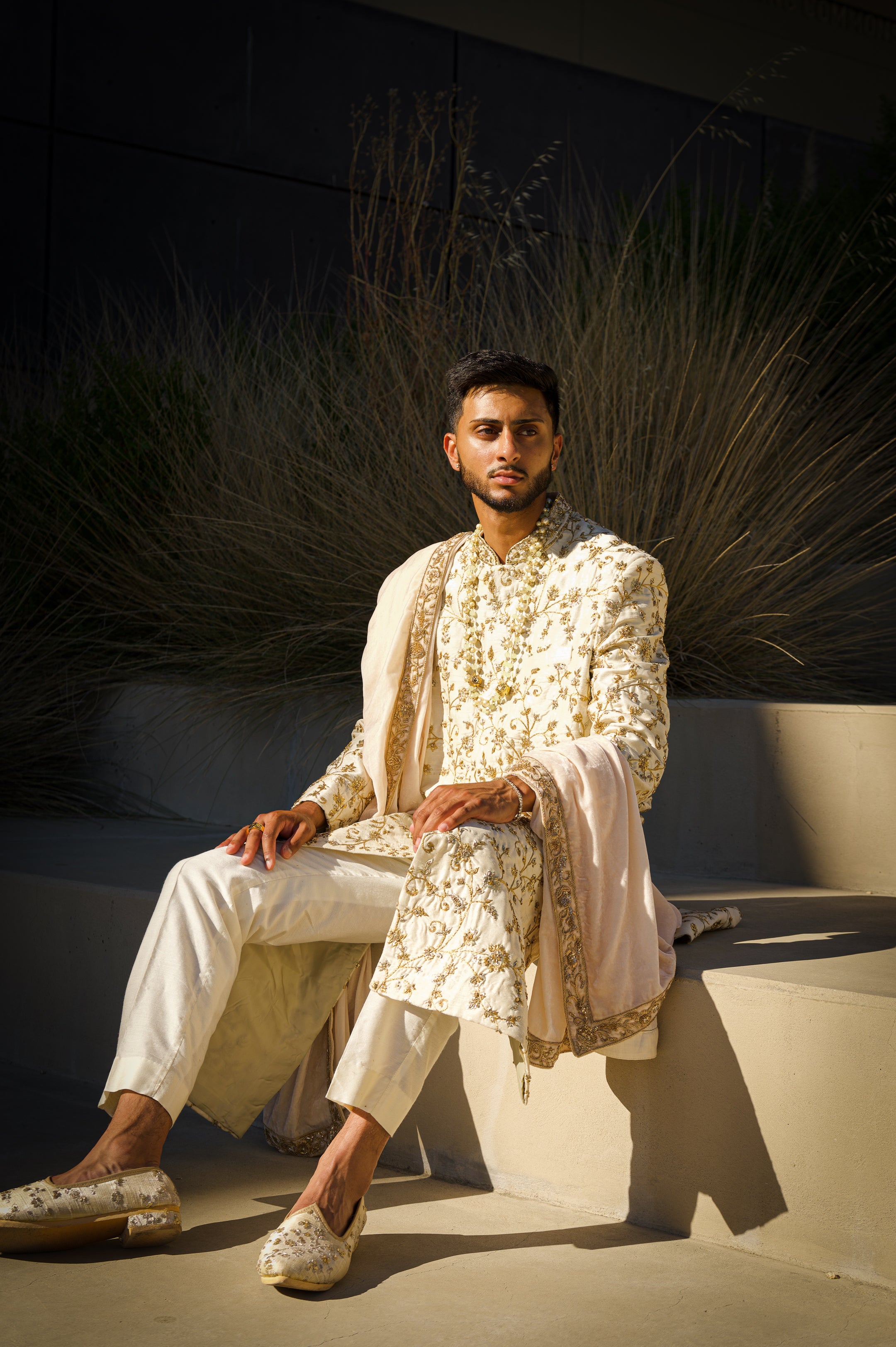 Elegant Ivory Sherwani