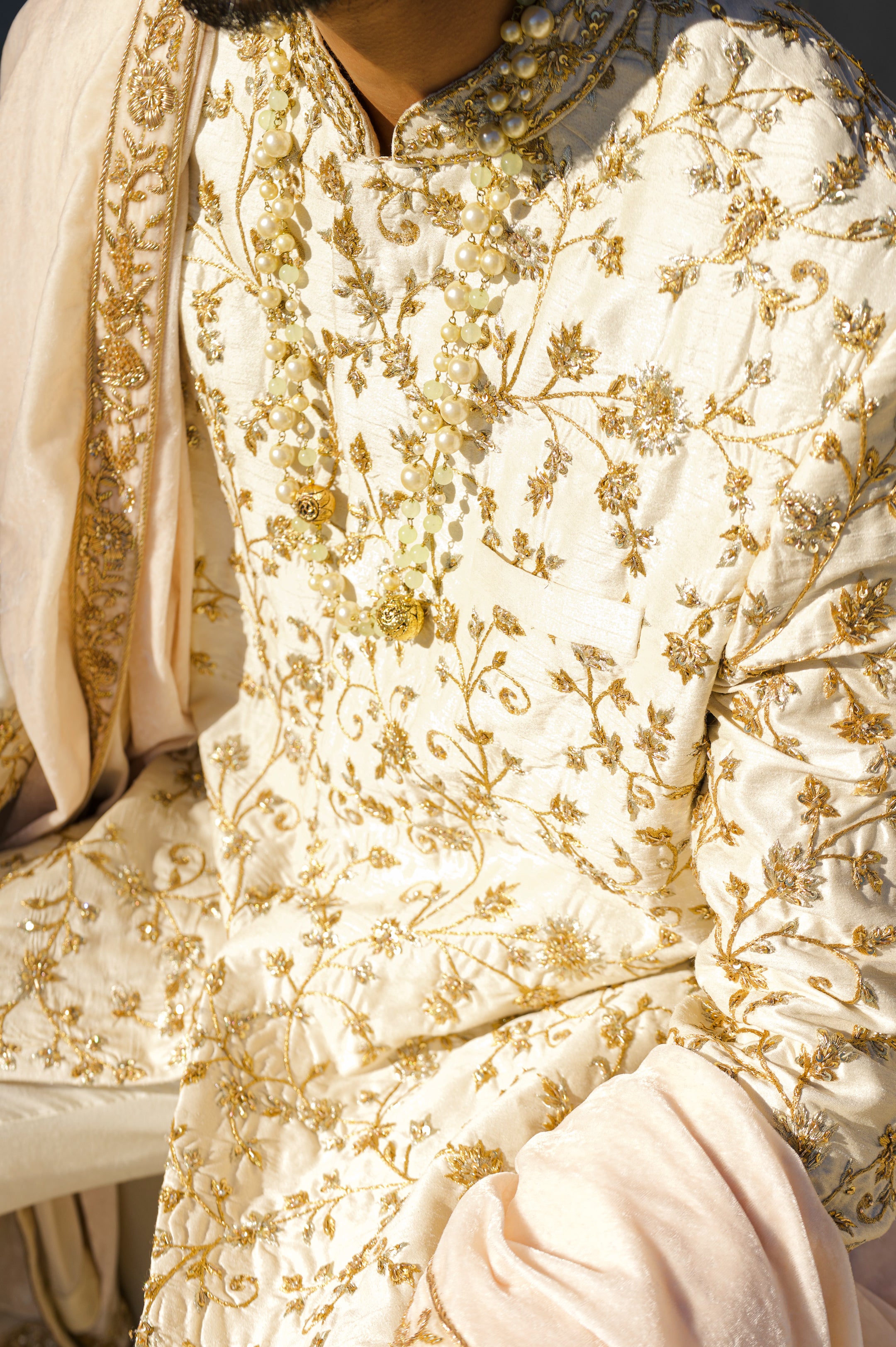 Elegant Ivory Sherwani
