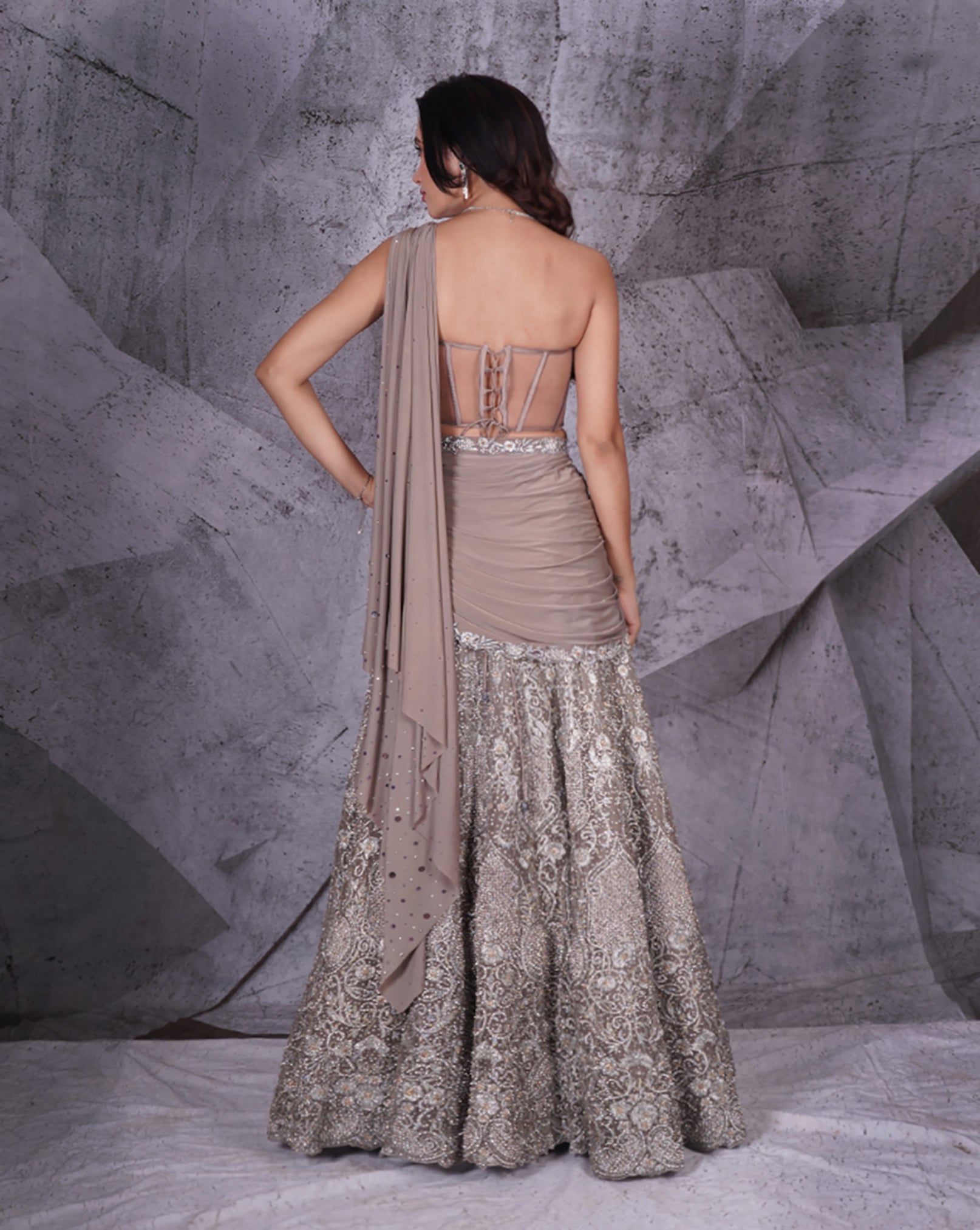 The Spree Embroidered Lehenga