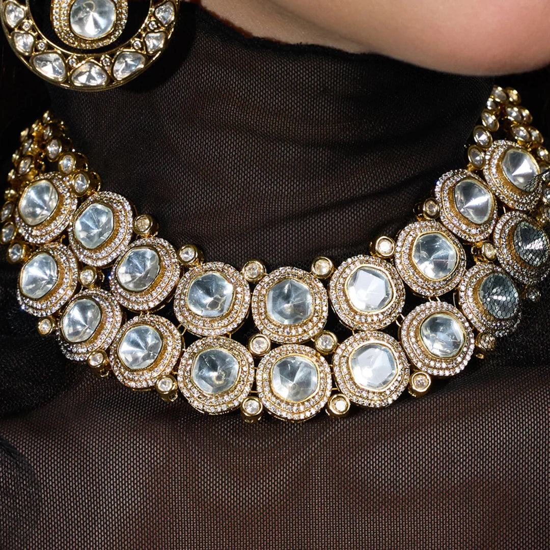 Heerani Kundan Choker Necklace & Set