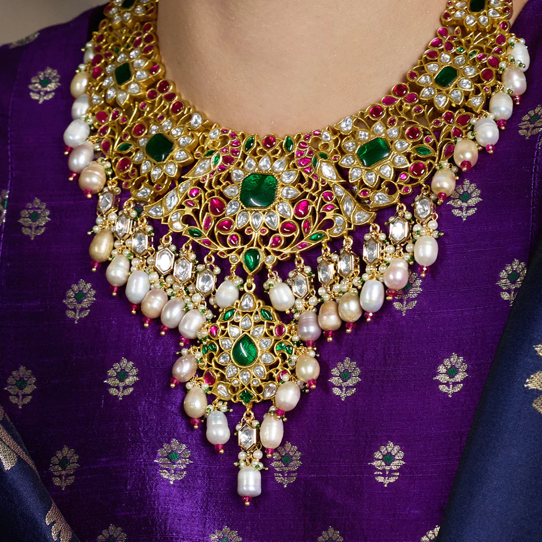 Royal Bridal Polki Necklace