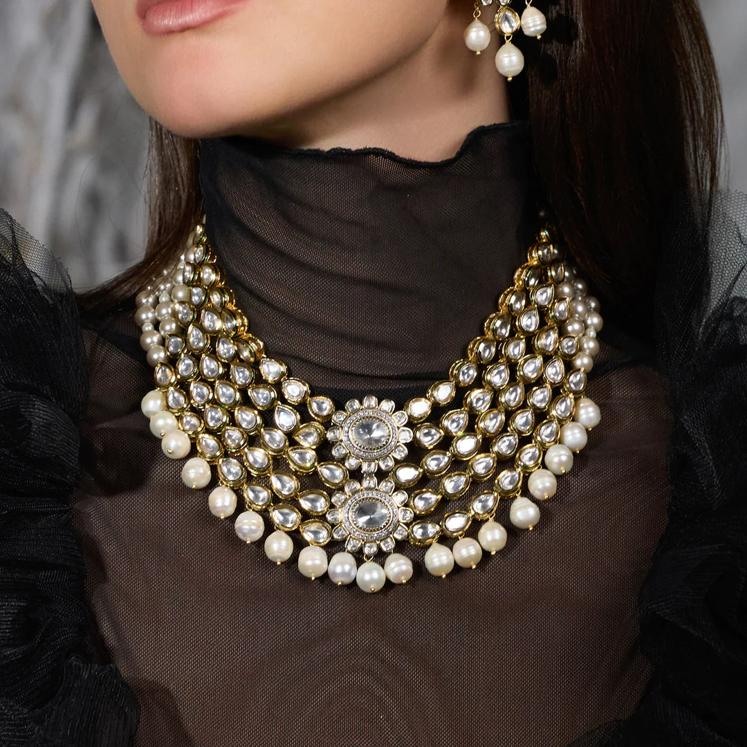 Sitara Pearl Cascade Set