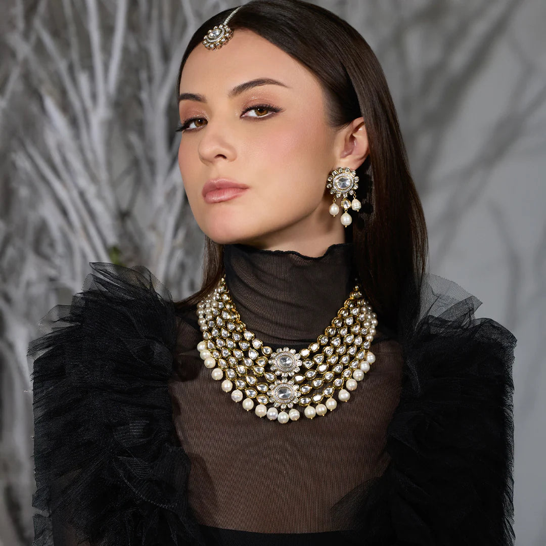 Sitara Pearl Cascade Set