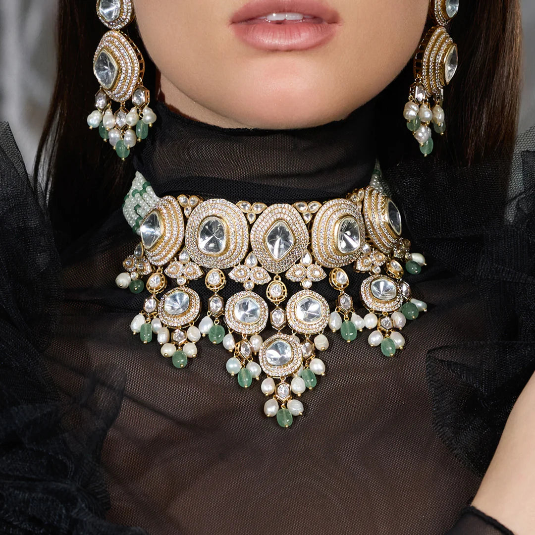 Ira Crystal Dewdrop Set