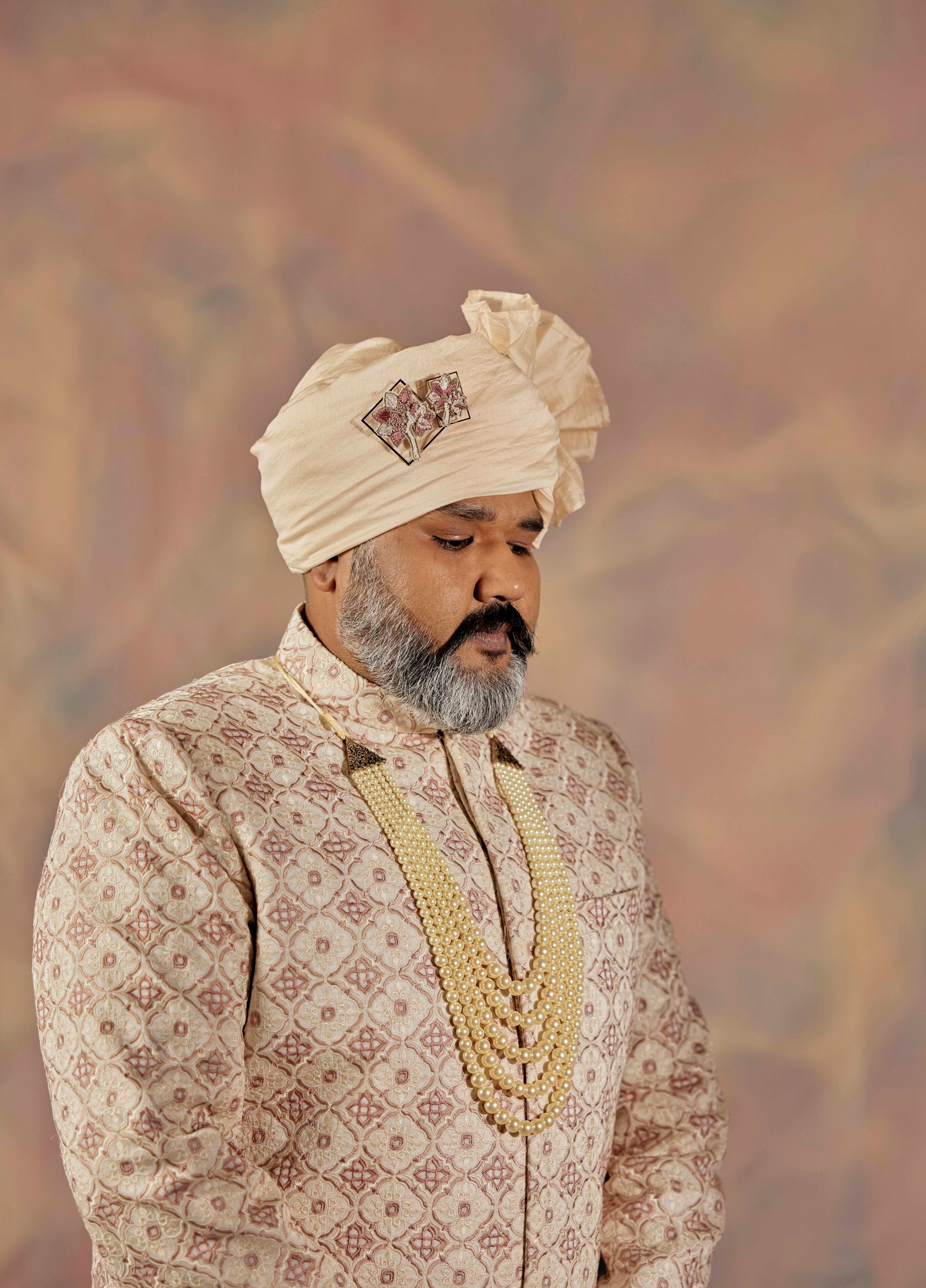Regal JMC Block Sherwani: Exuding elegance and charm with every stitch
