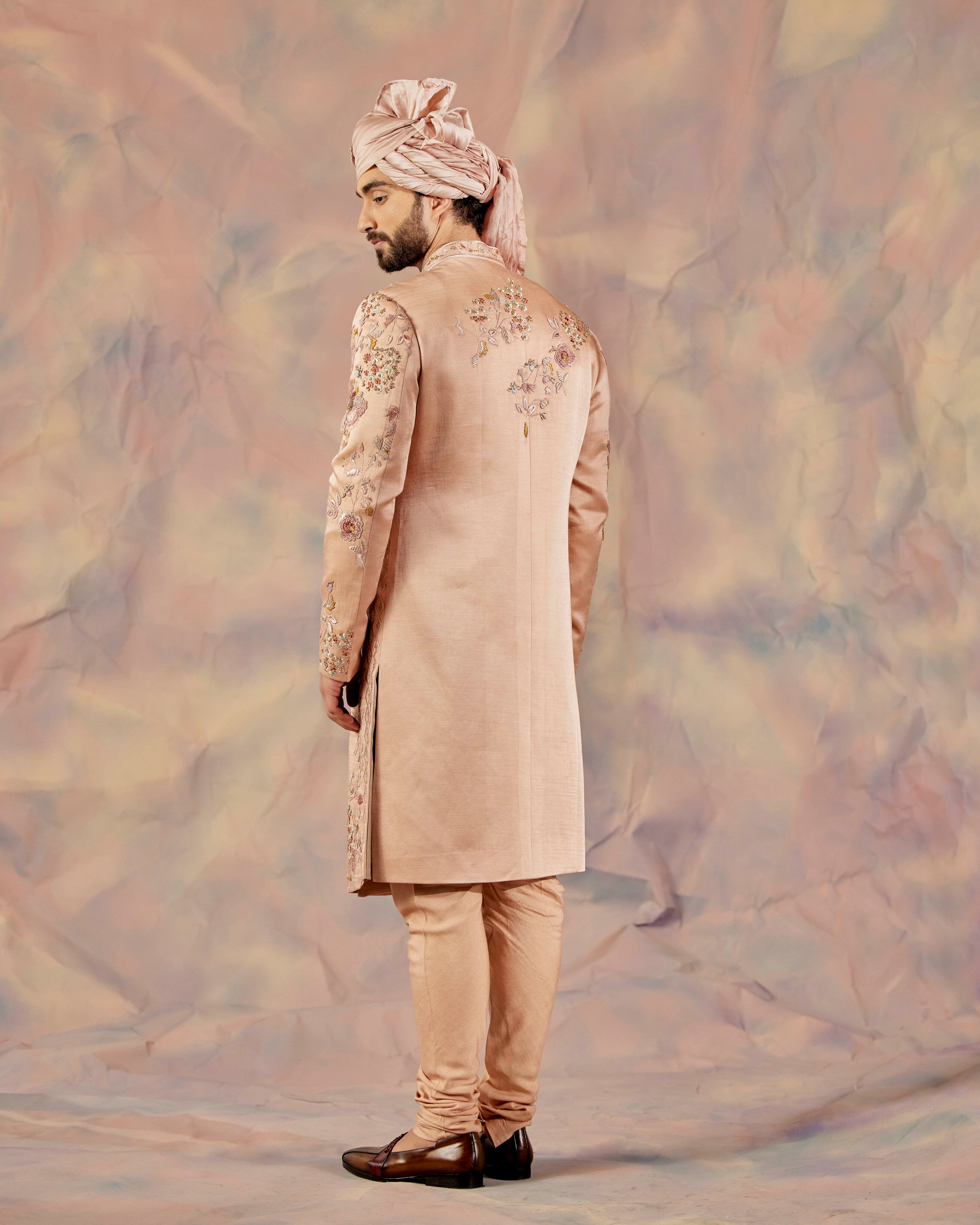 Unveil your regal charm with the Santé Sherwani Set.