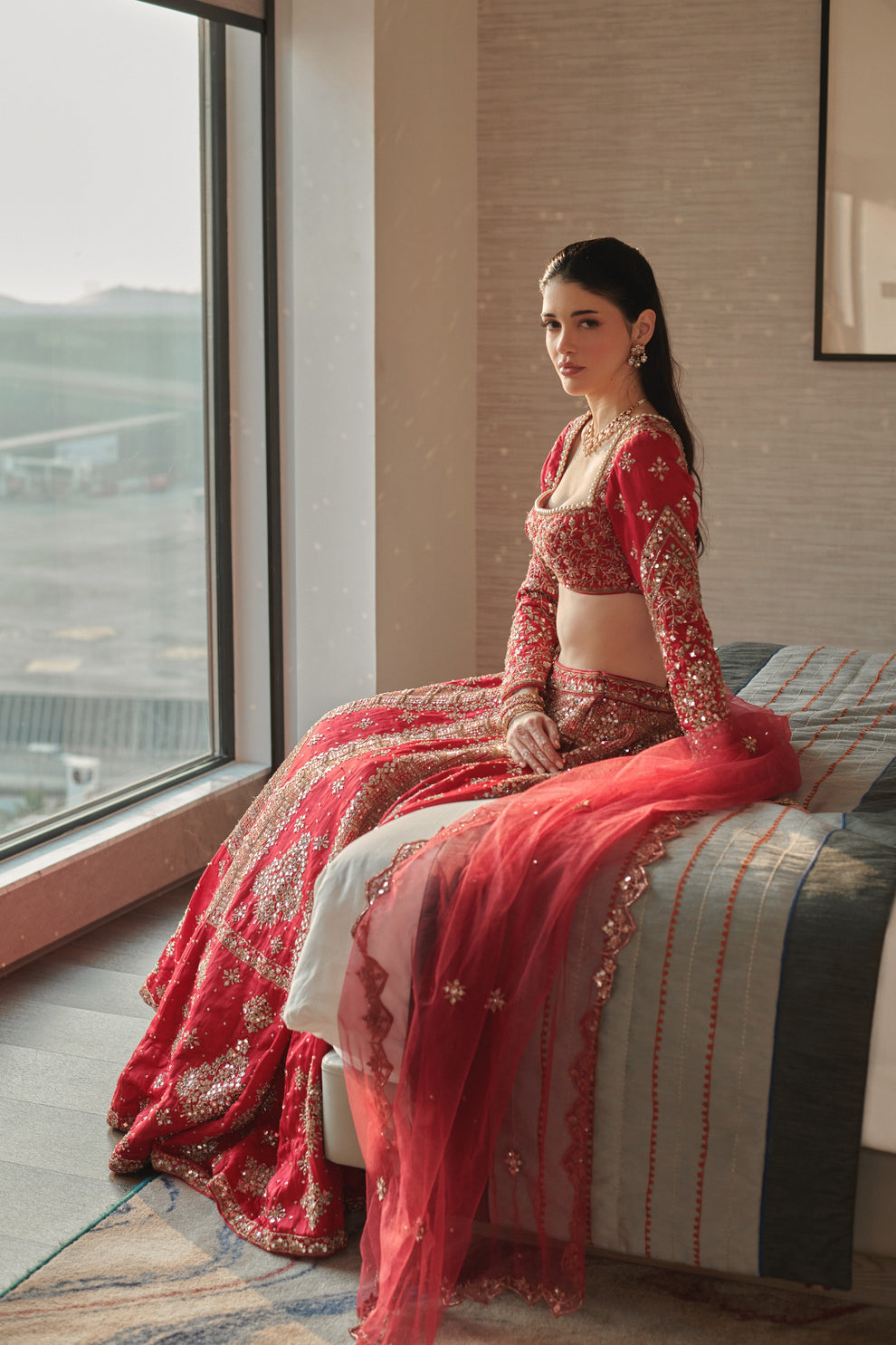 Raspberry Pink Lehenga Set