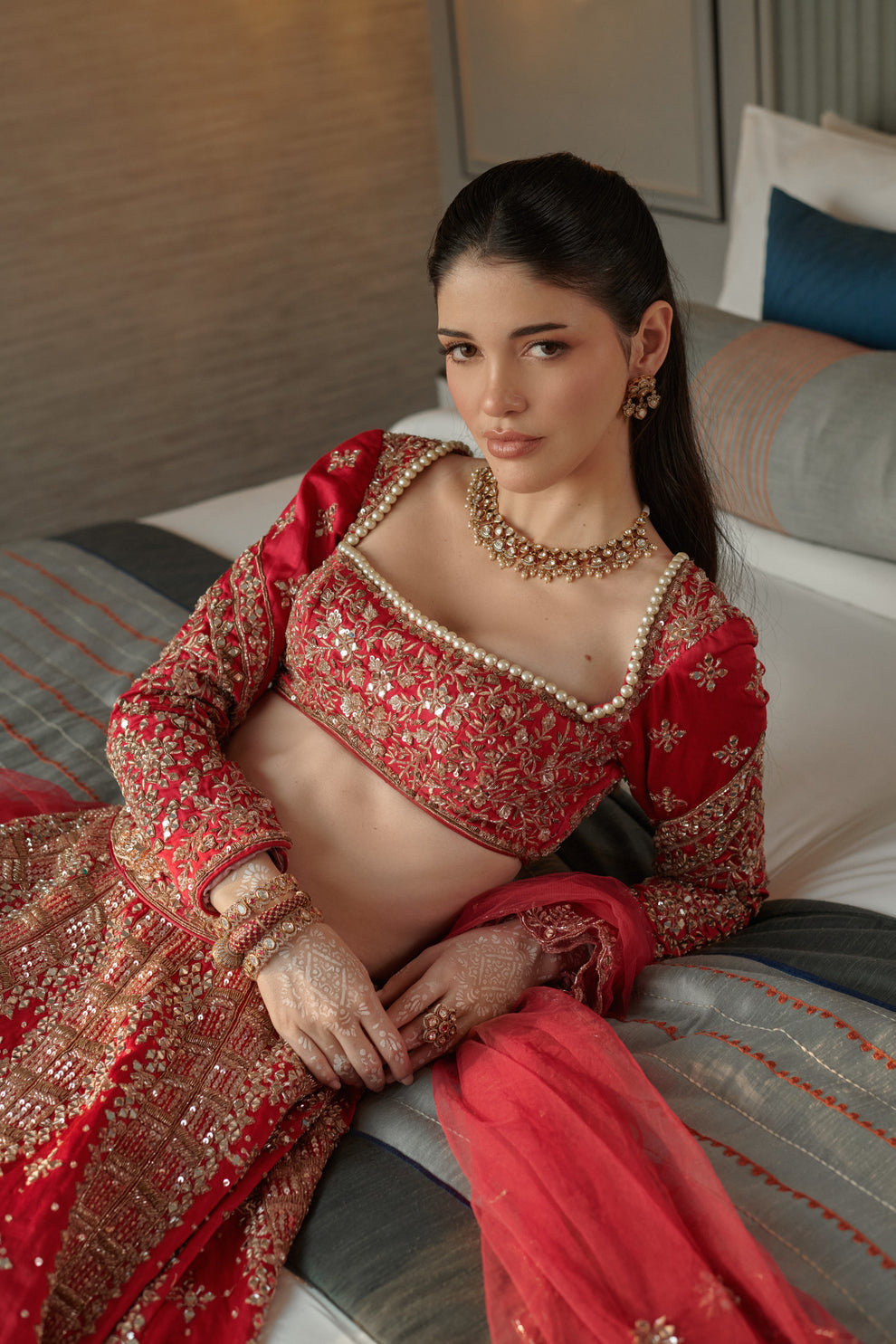 Raspberry Pink Lehenga Set