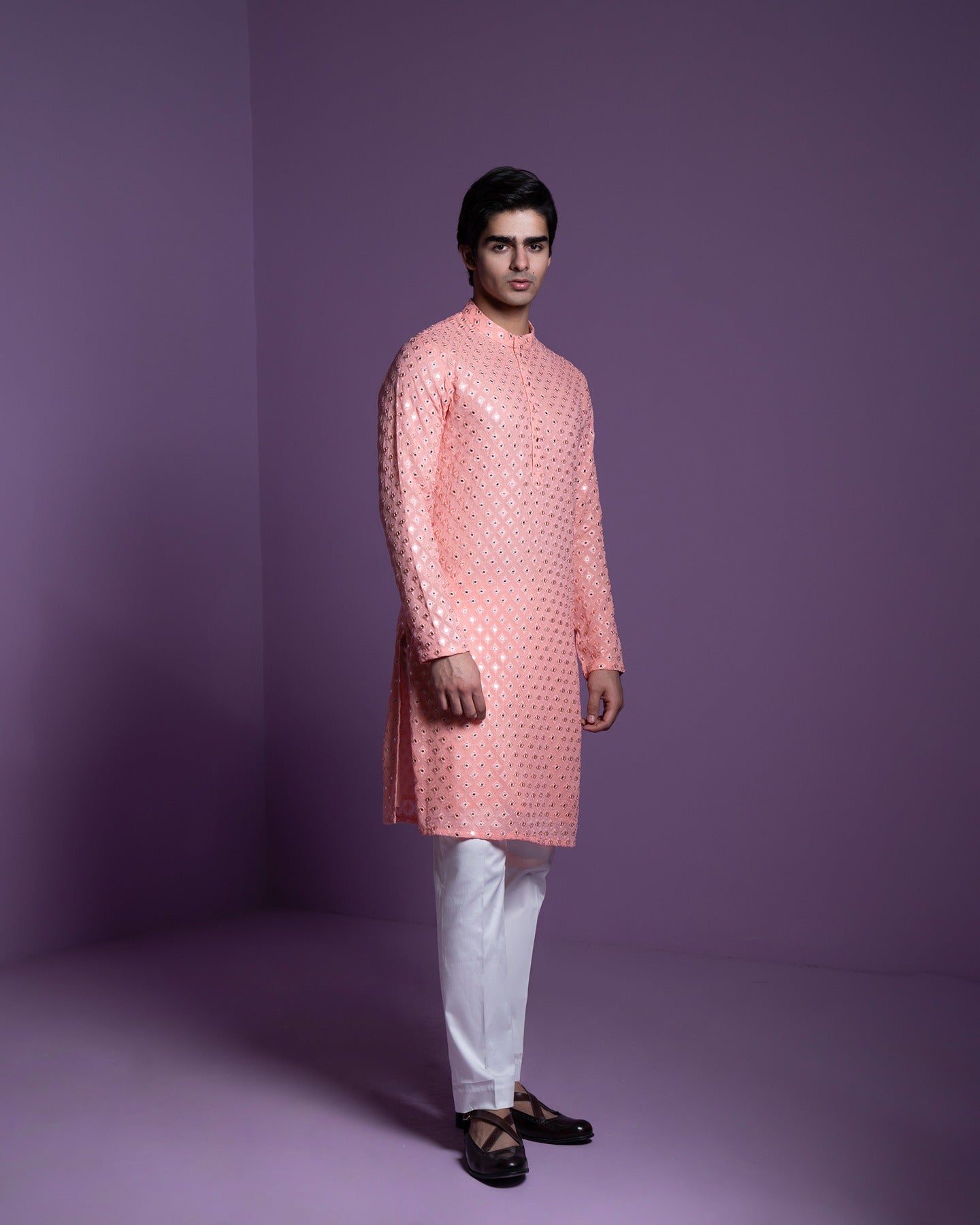 Coral Kurta Set