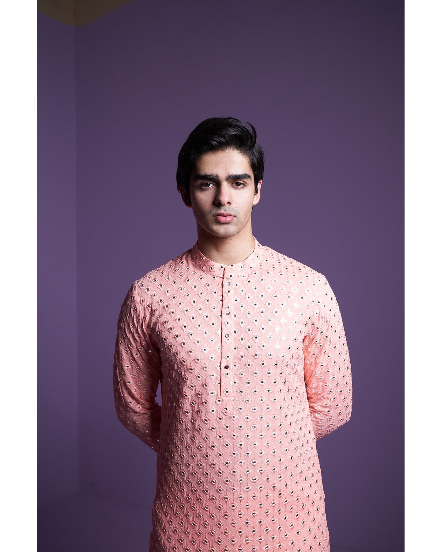 Coral Kurta Set