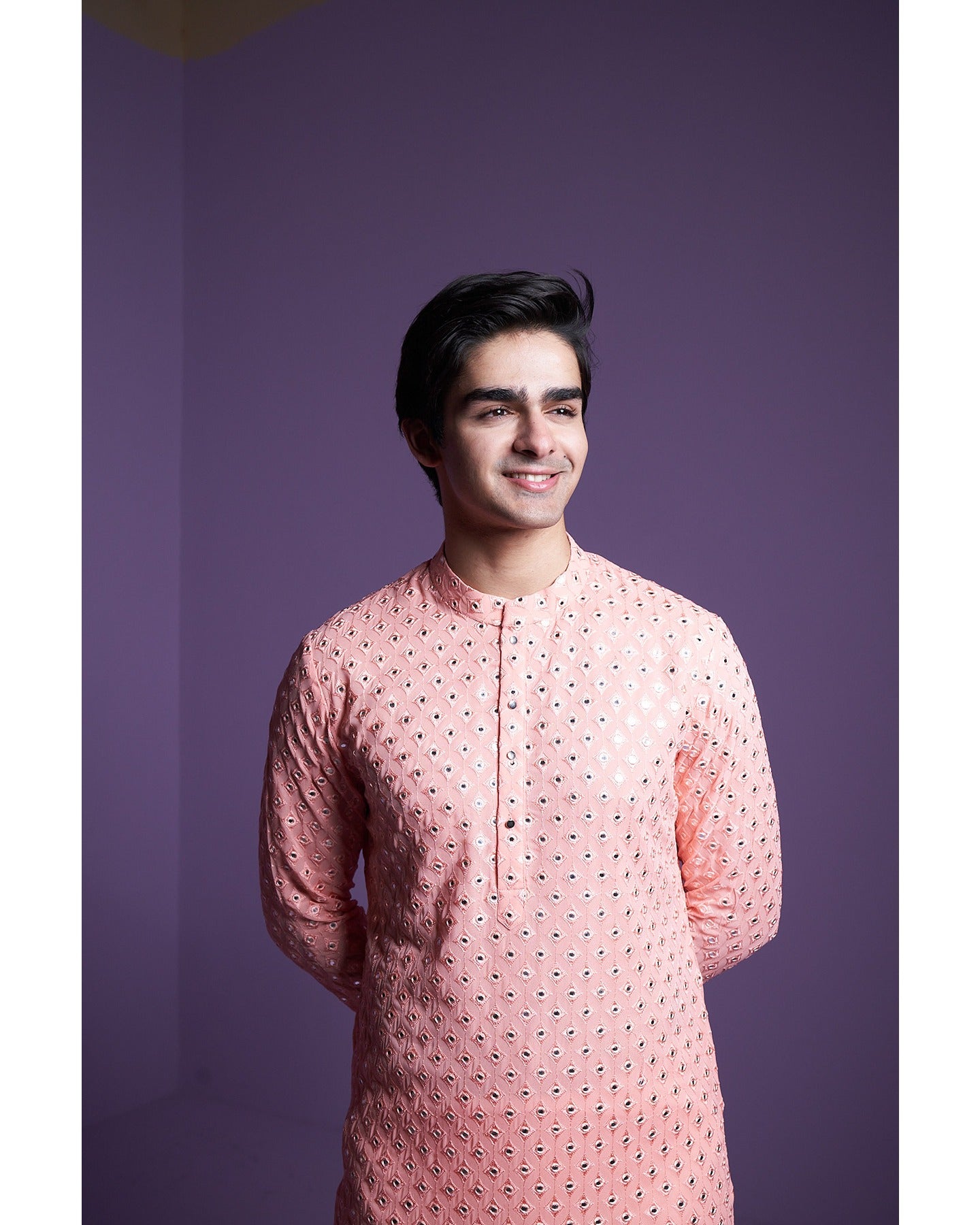 Coral Kurta Set
