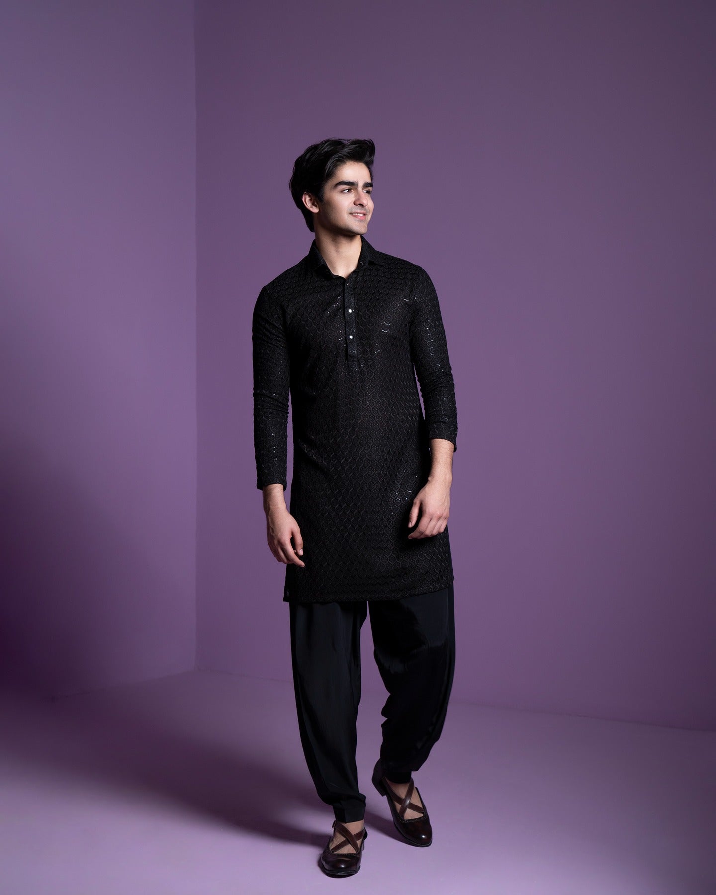 Black Kurta Set