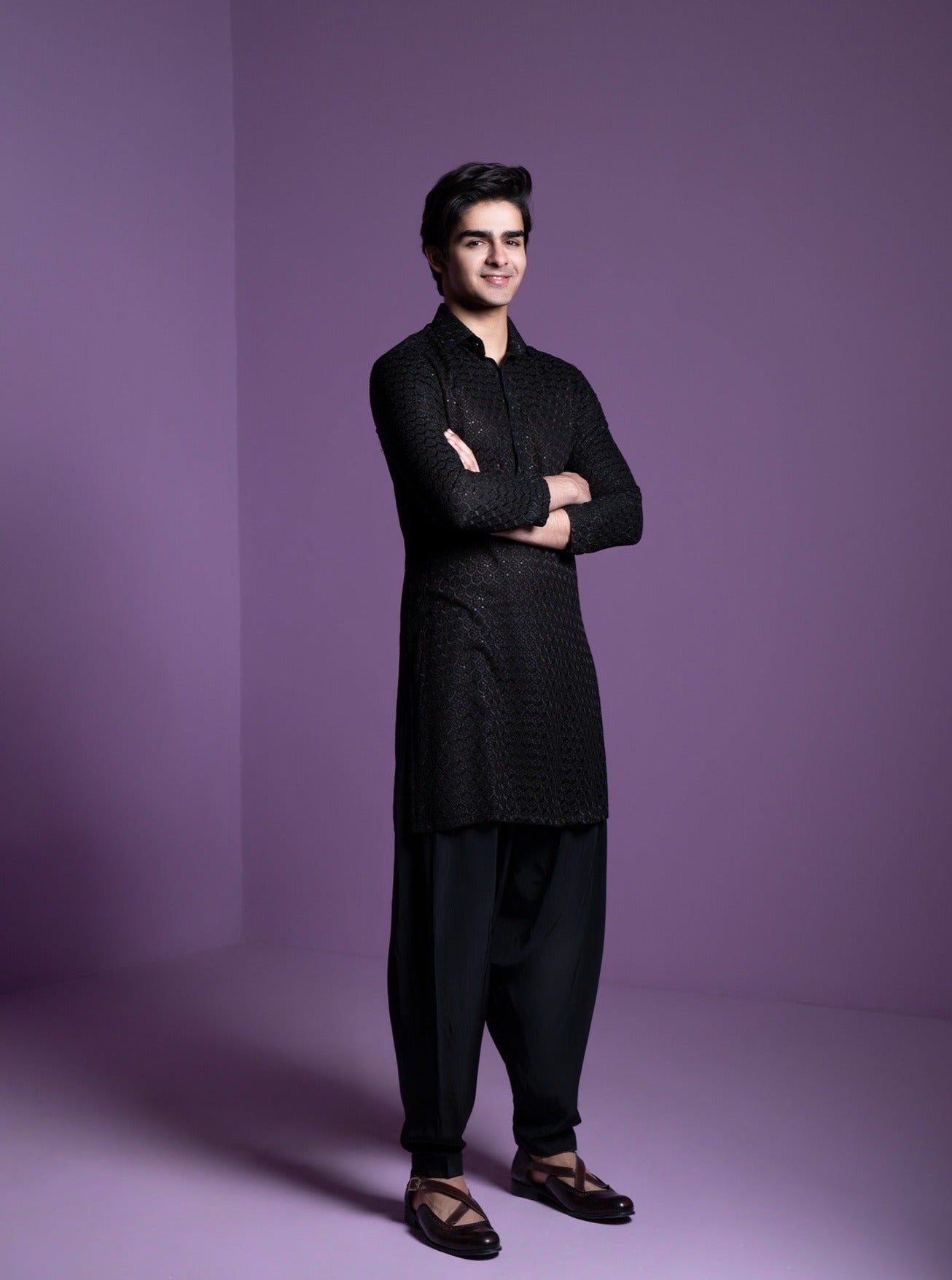 Black Kurta Set
