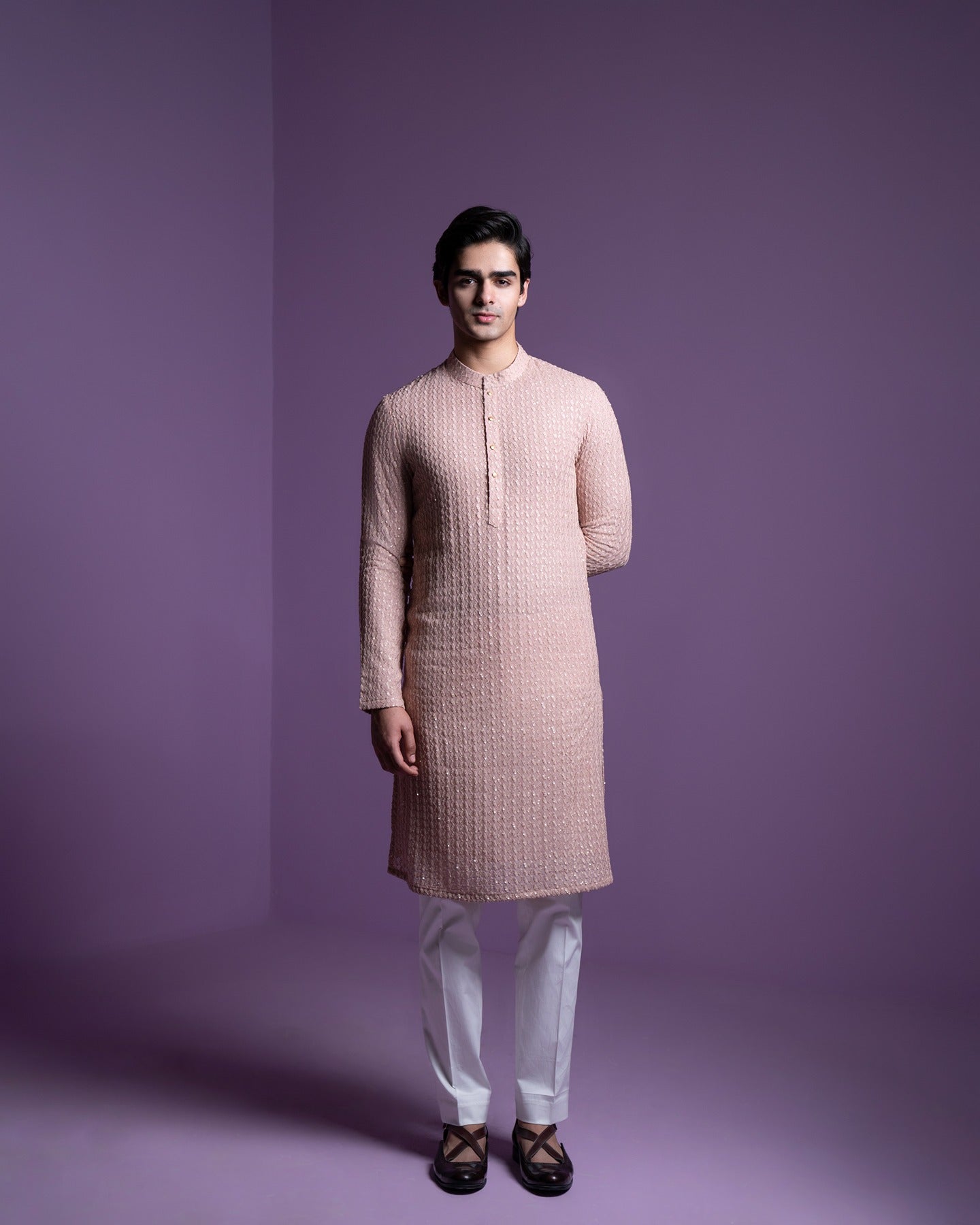 Old Rose Kurta Set