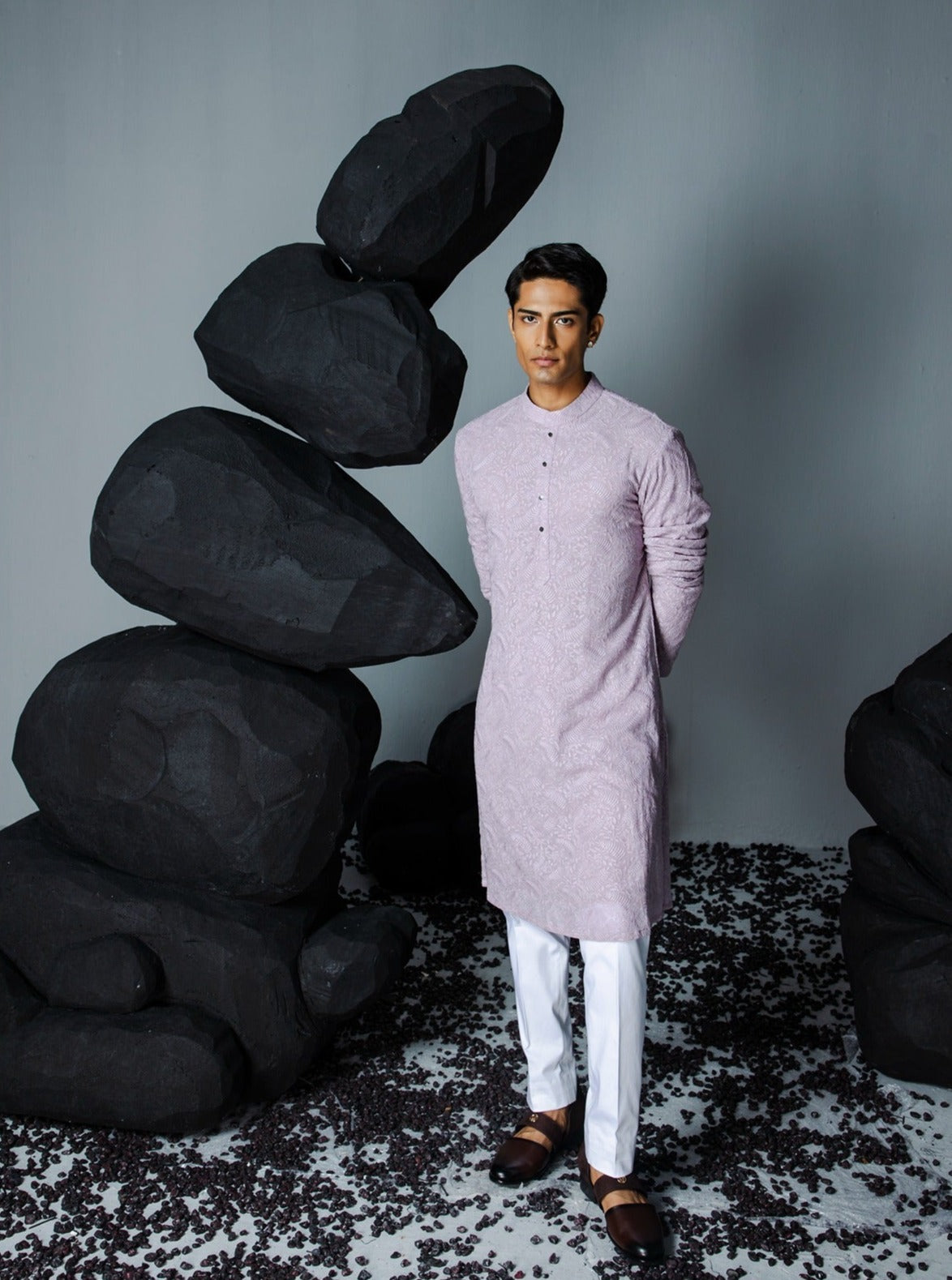Misty Lilac Kurta Set