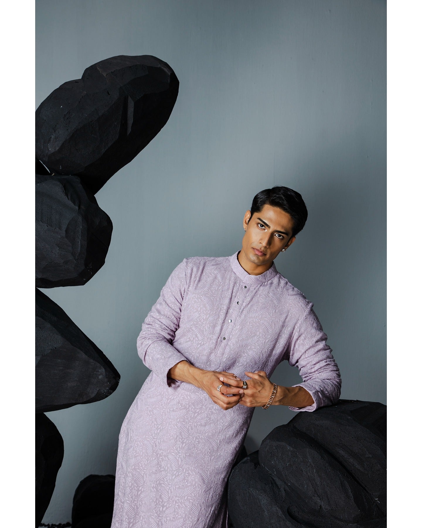 Misty Lilac Kurta Set