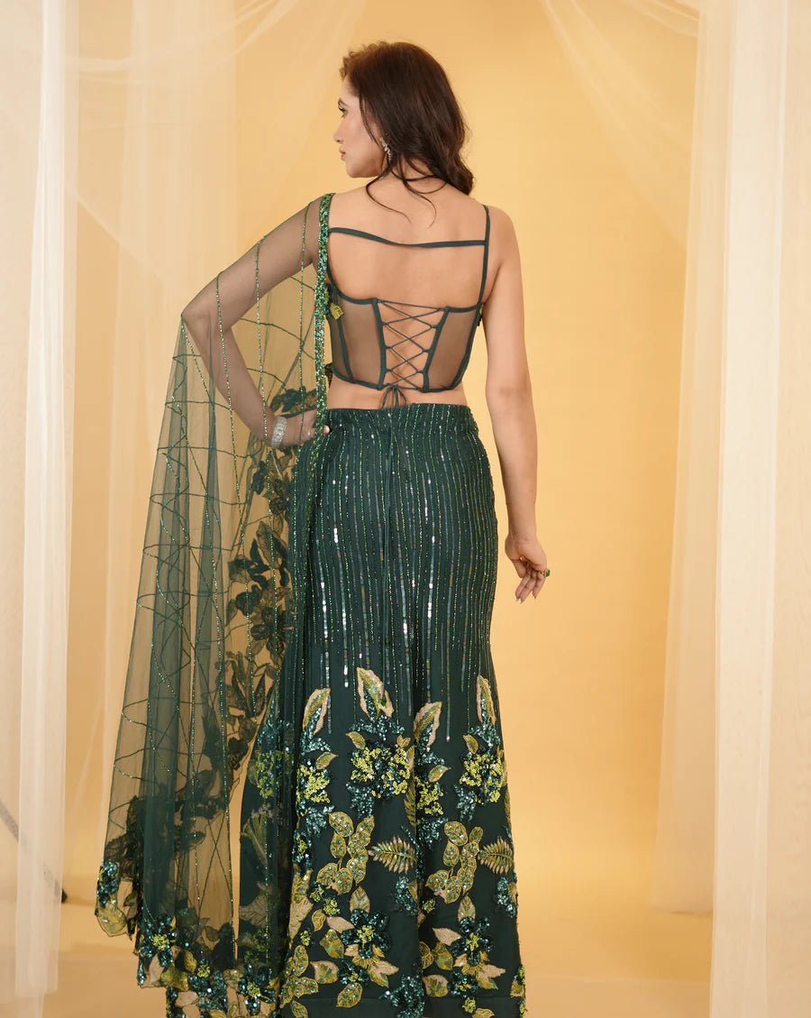 The Forest Slit Lehenga