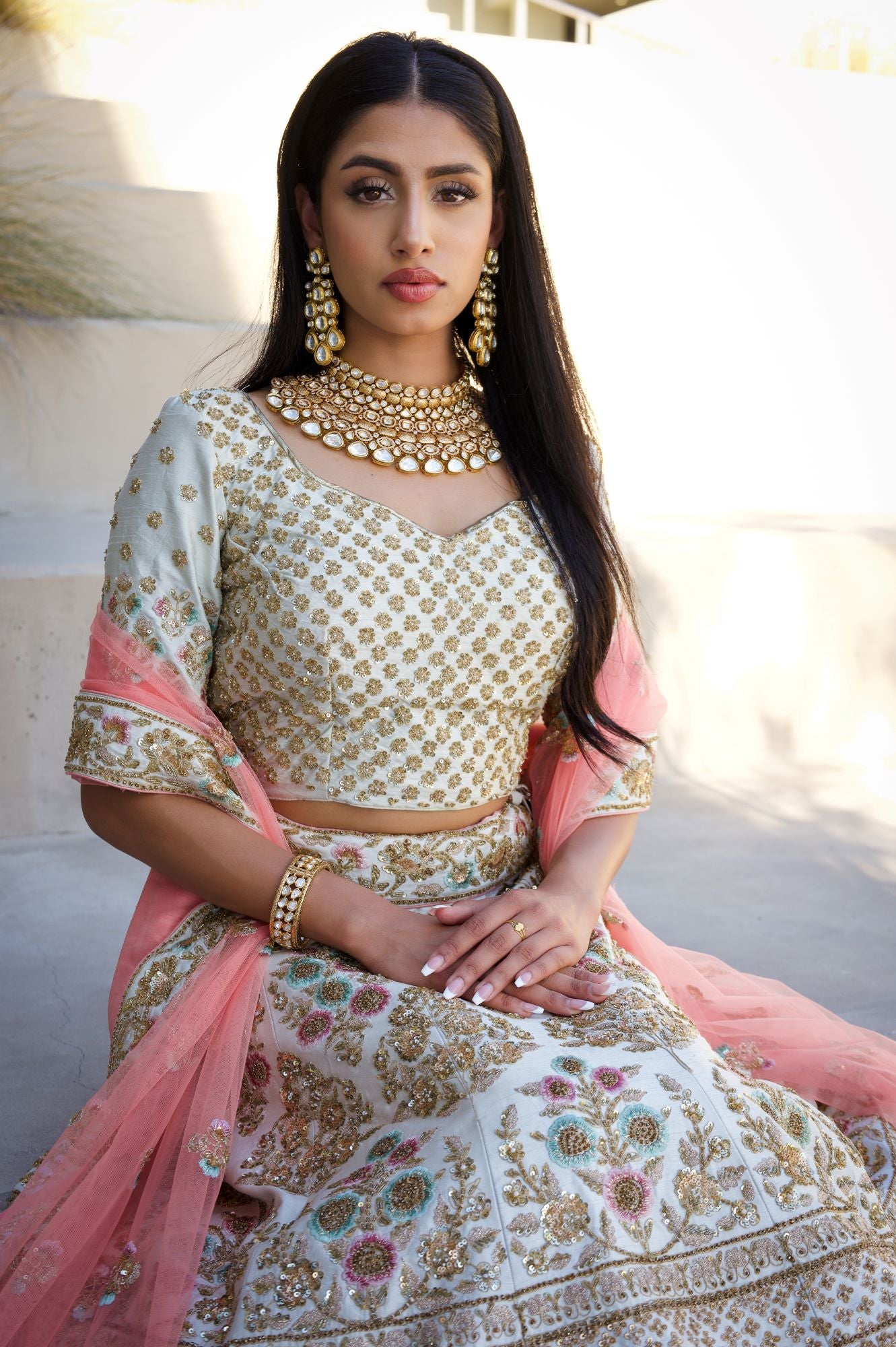 Porcelain Lehenga
