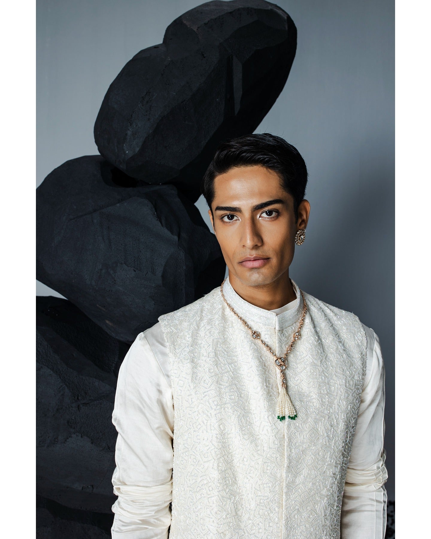 Eternal Sleeveless Sherwani Set