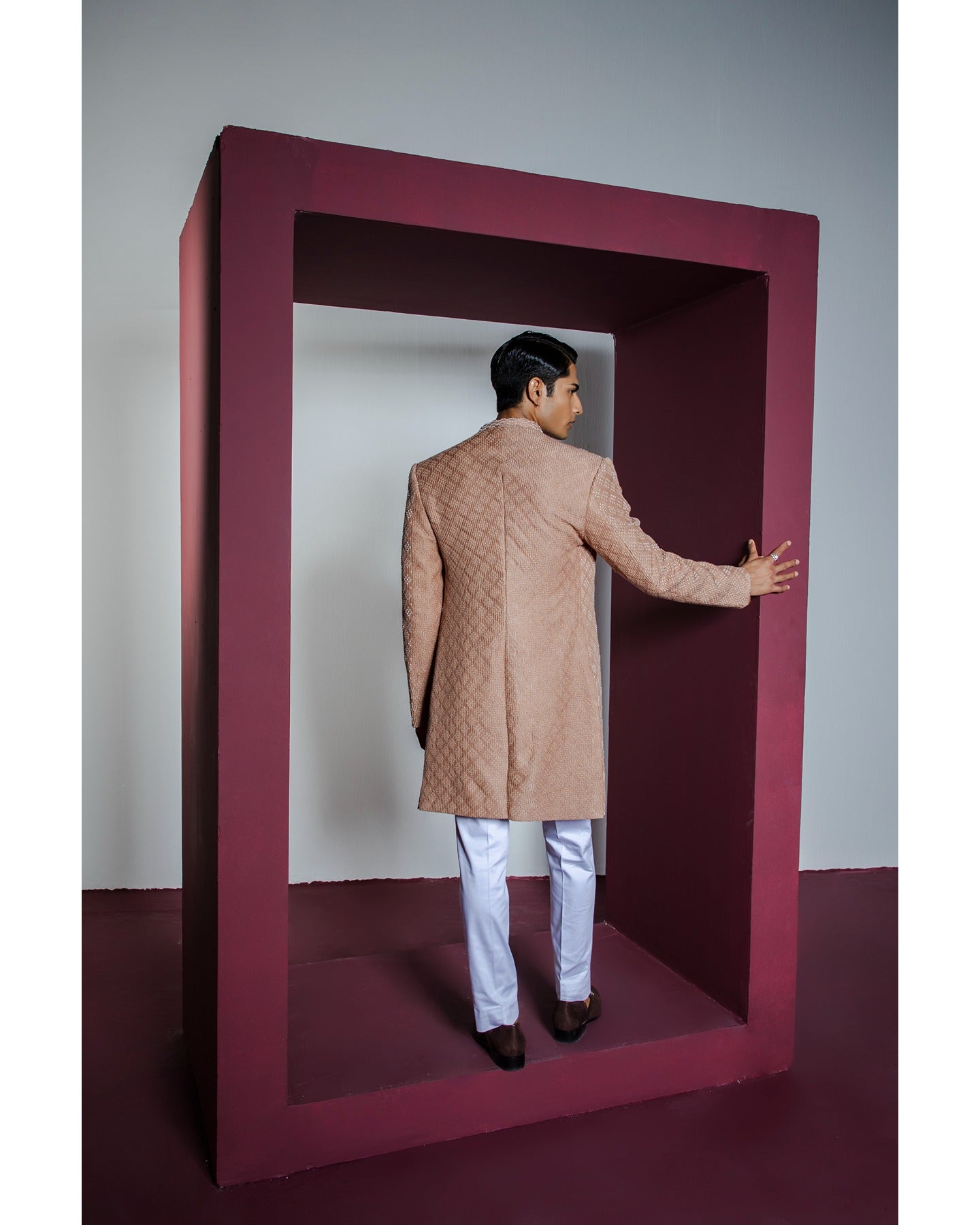 Opulent Open Sherwani Set