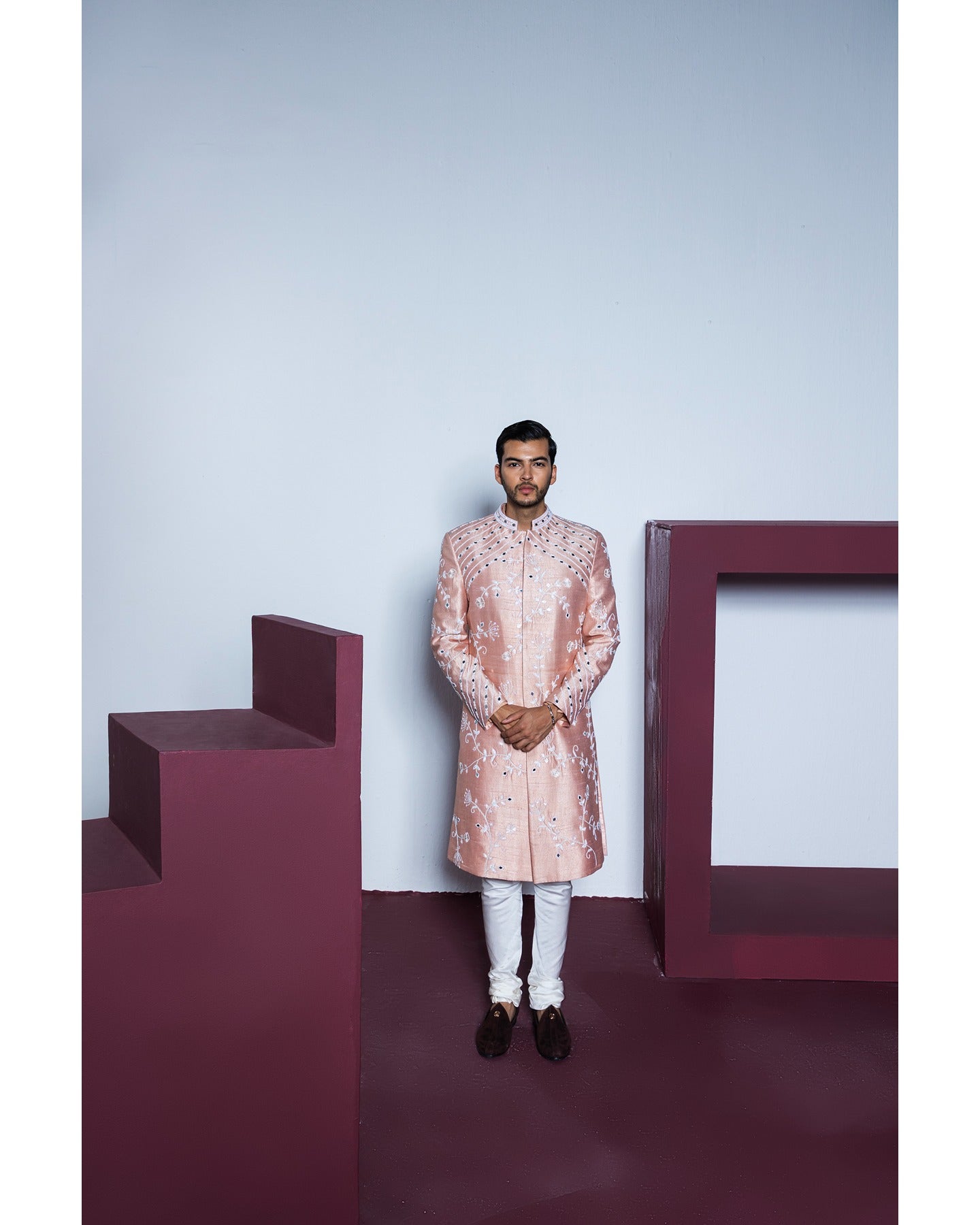 Rose Garden Sherwani Set
