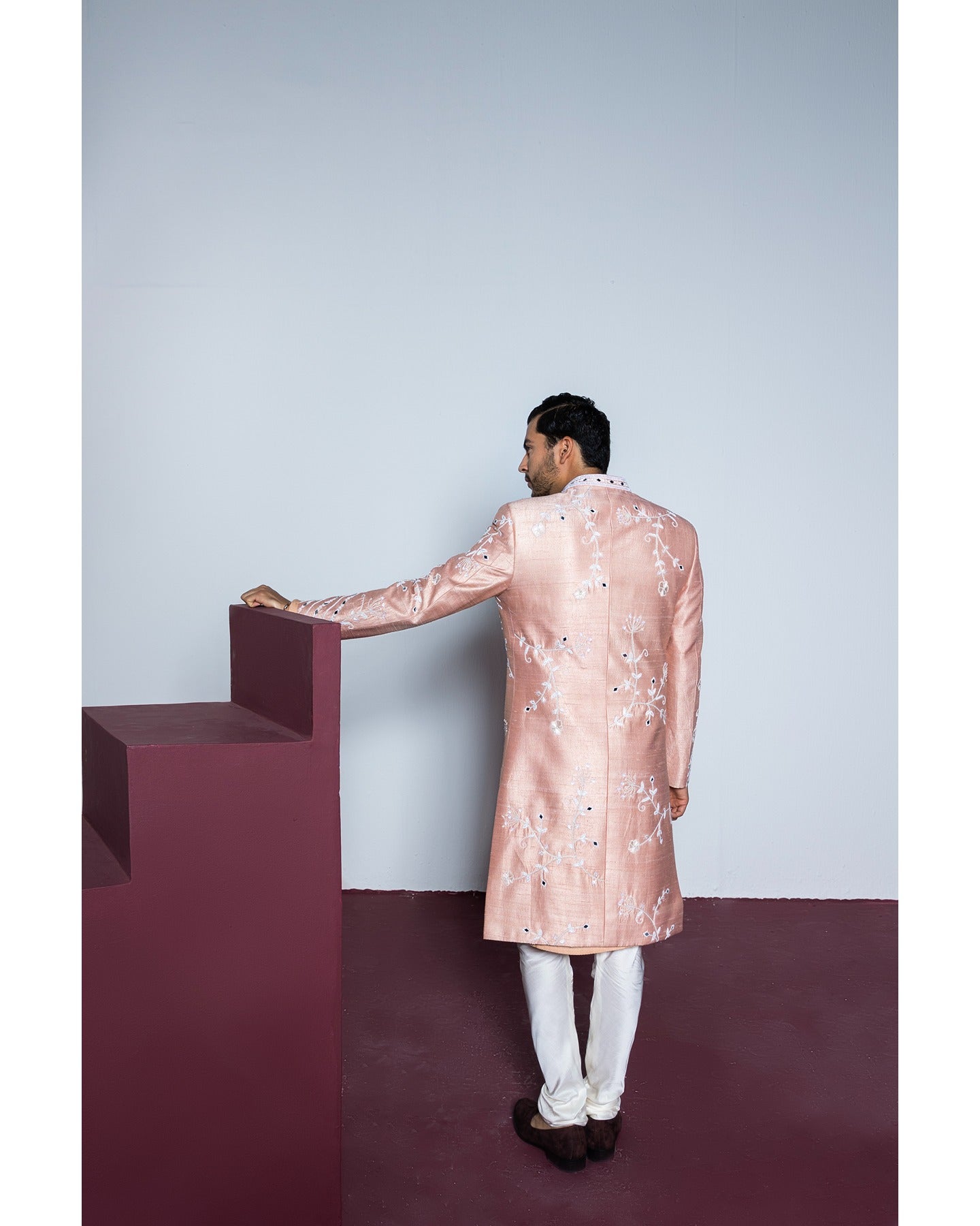 Rose Garden Sherwani Set