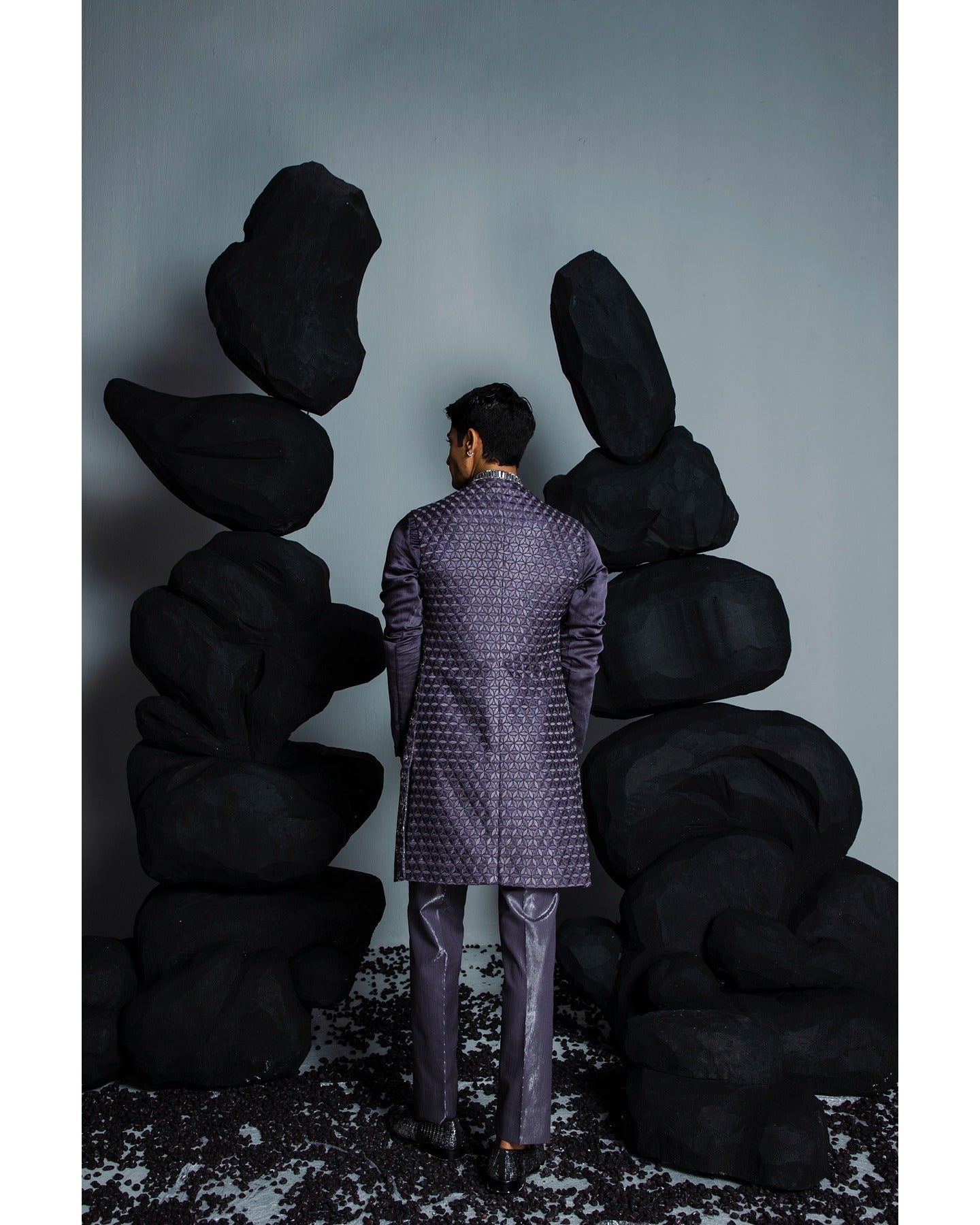 Majestic Floral Shrug Set