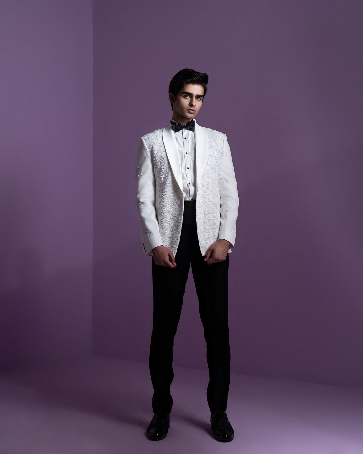 white tuxedo