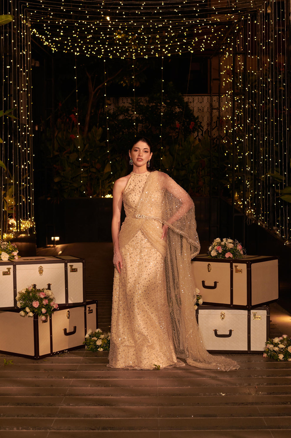 Pearled Ivory Gown