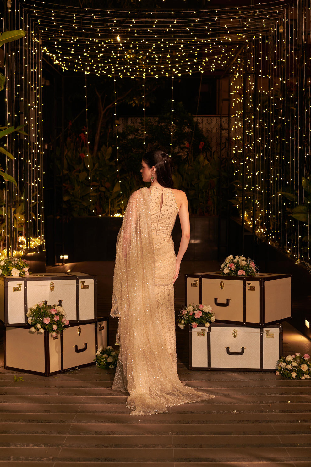 Pearled Ivory Gown