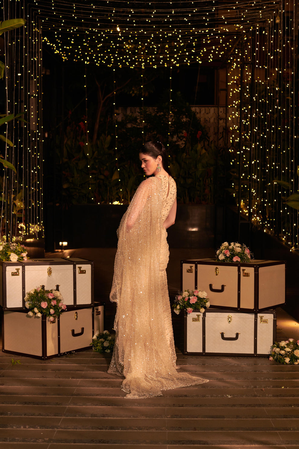 Pearled Ivory Gown